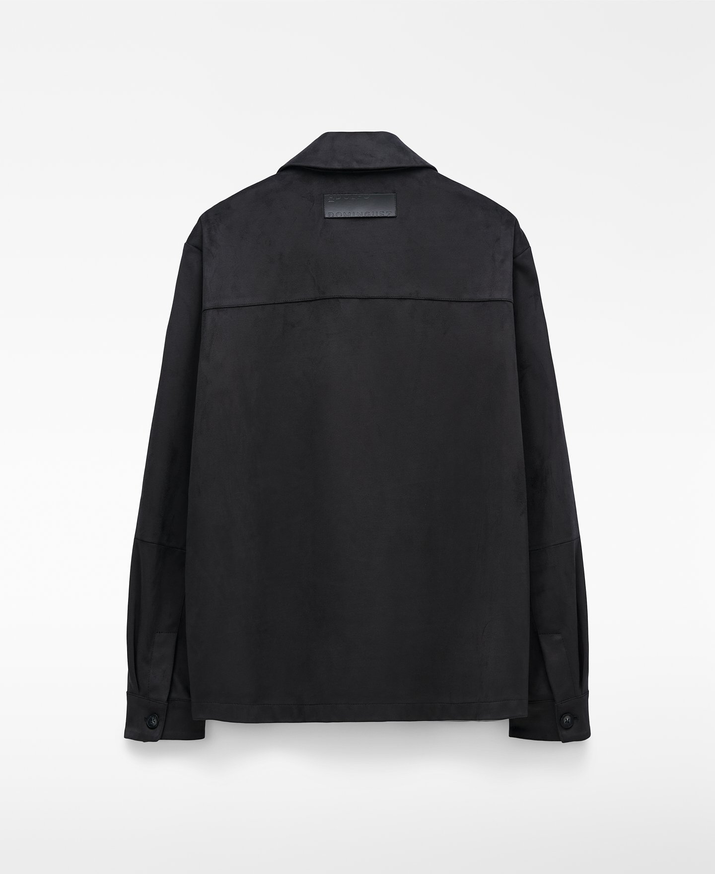 Sobrecamisa regular fit antelina image number 5