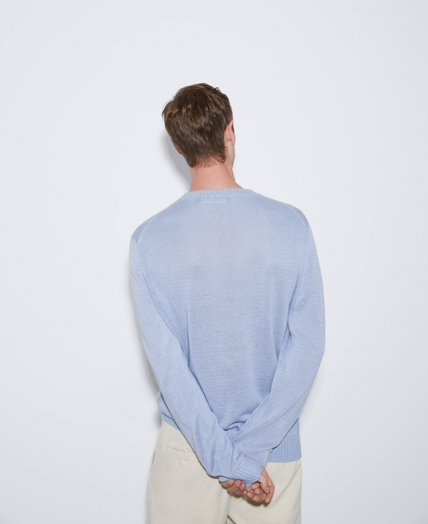 Double layer responsible viscose sweater image number 2