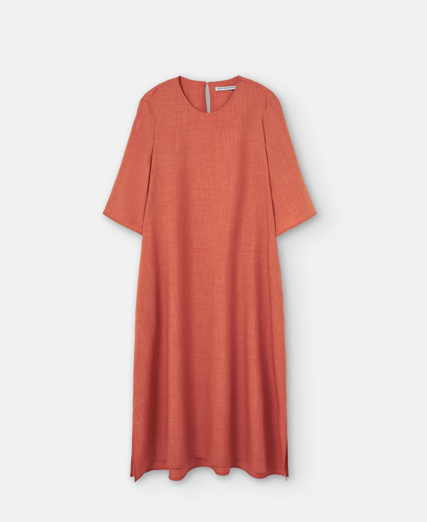 Vestido evasé en poliéster reciclado image number 4