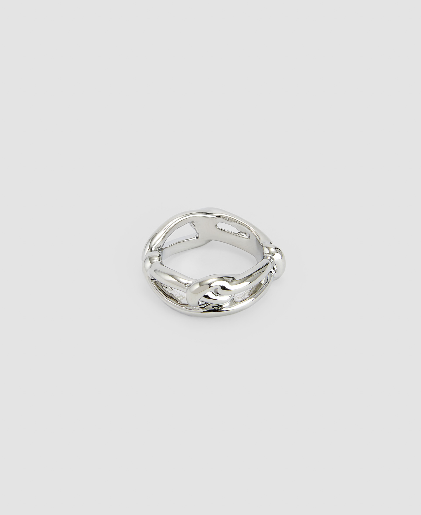Anillo familia Nudos en zinc image number 0