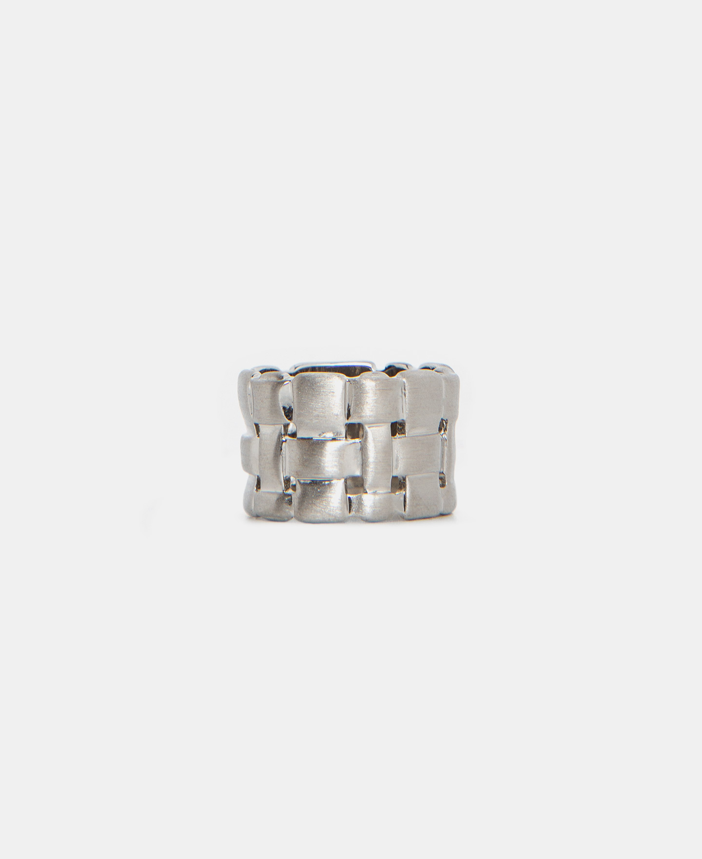 Irregular braided motif ring image number 0