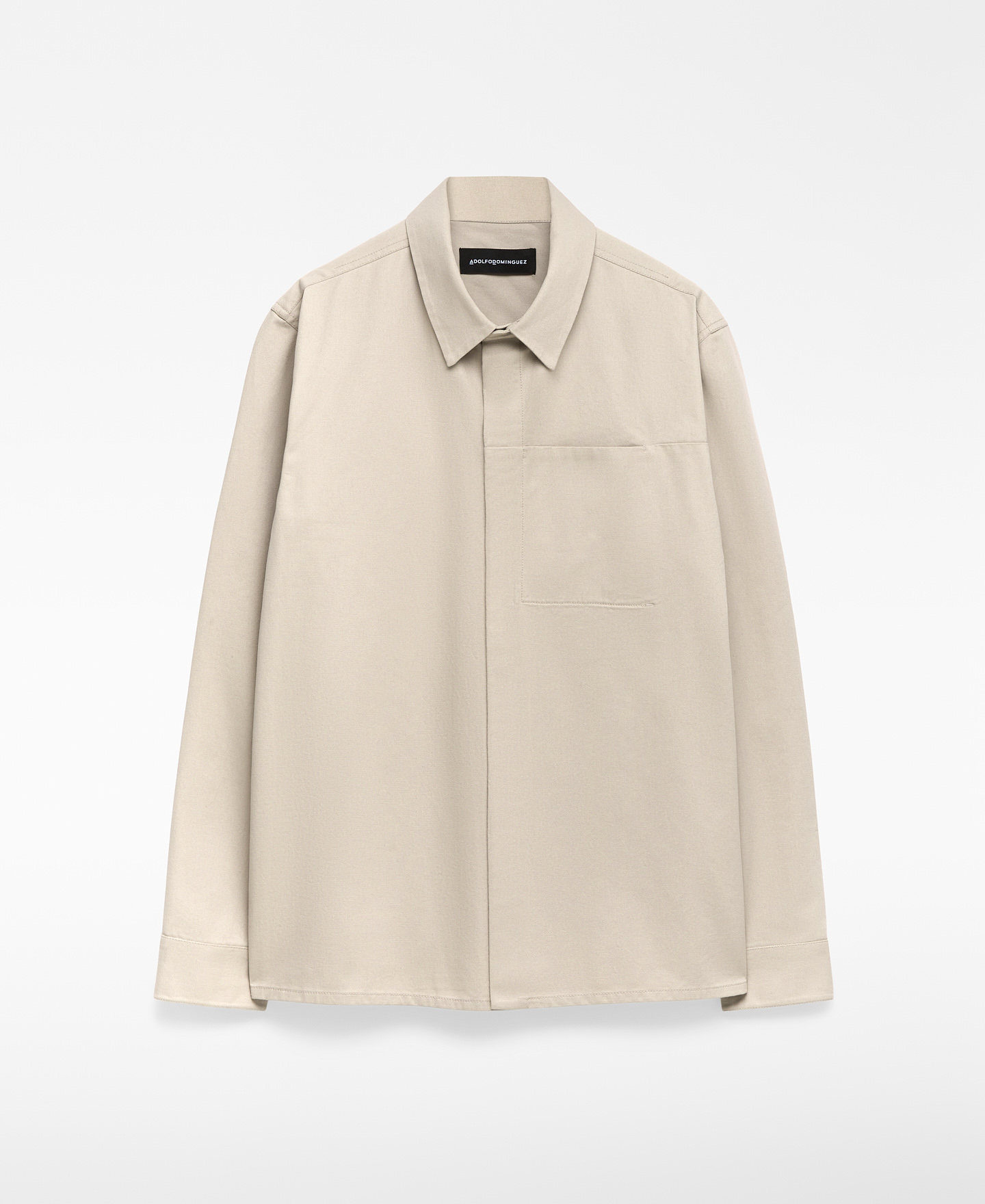 Relaxed fit lapel collar shirt man image number 4