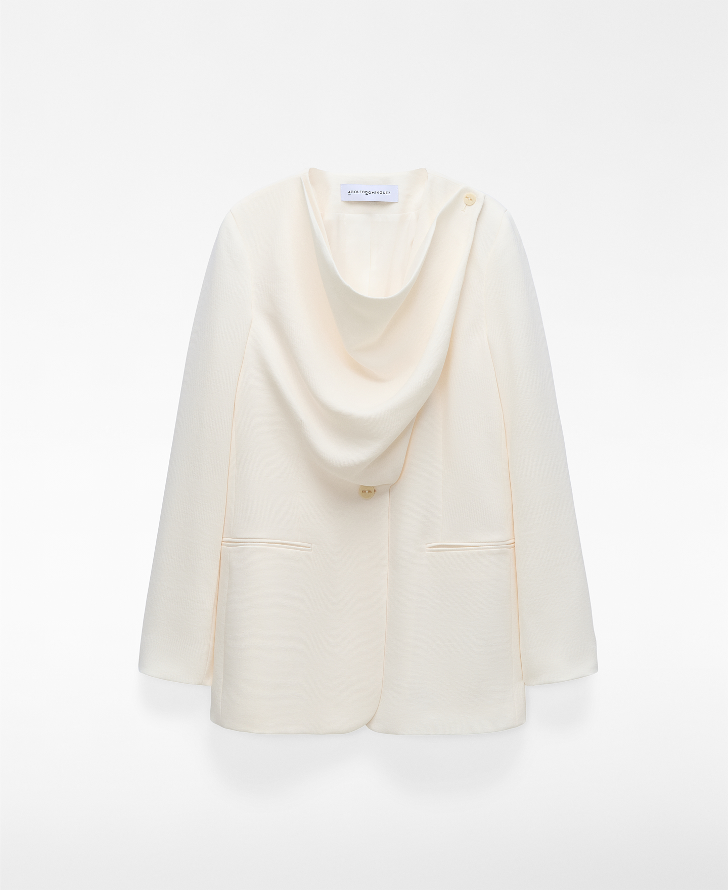 Fitted blazer with a front detail image number 8