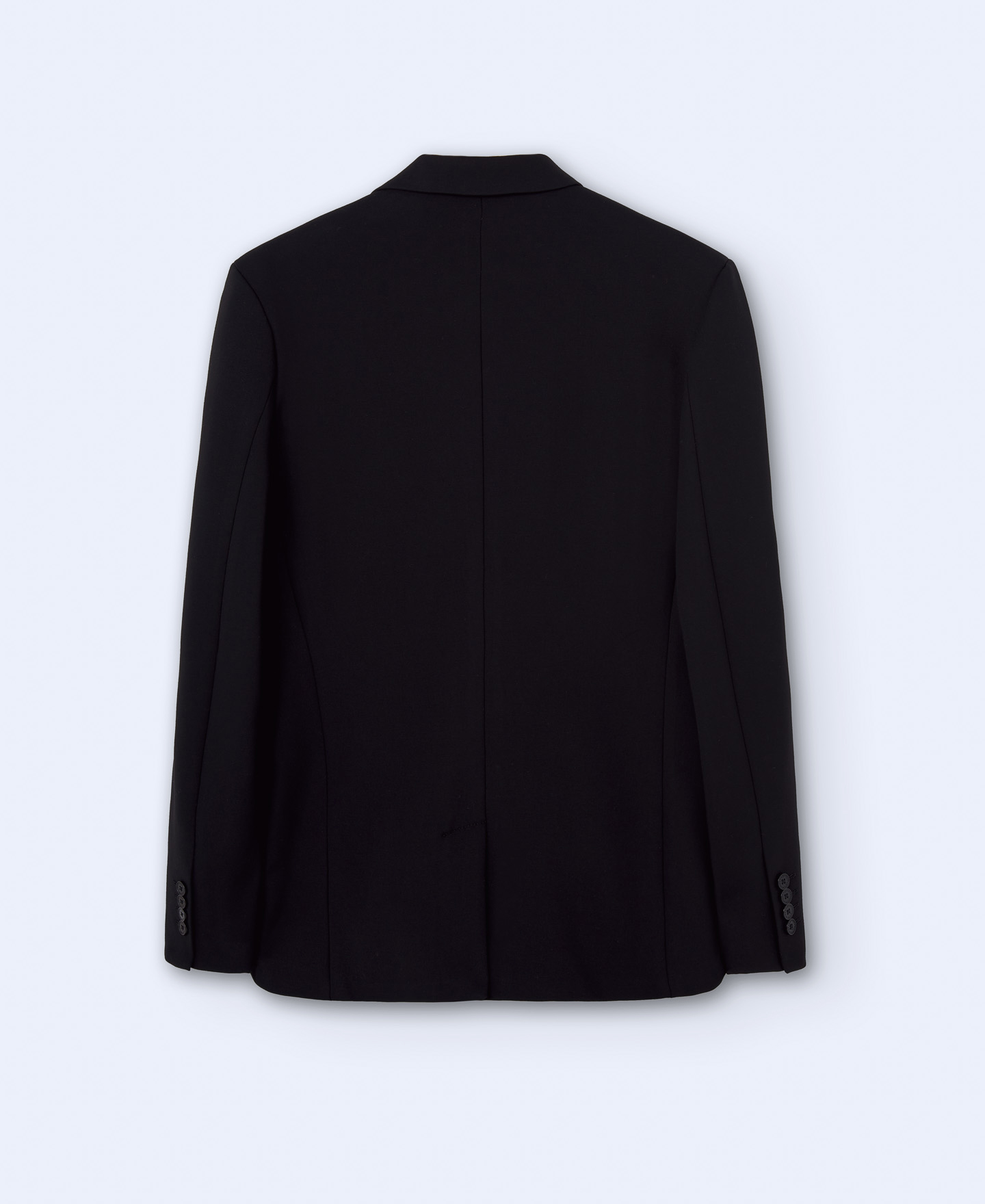 Three button blazer in viscose fabric image number 1