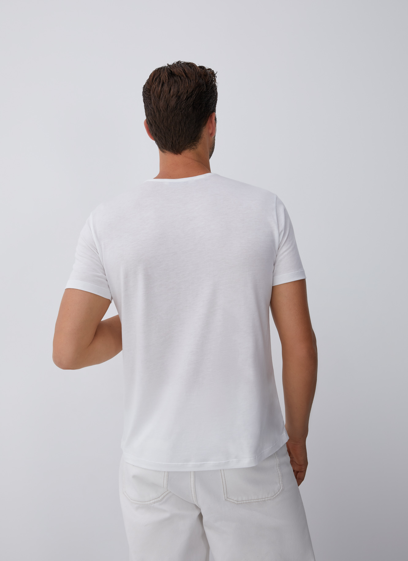 Lyocell and cotton t-shirt image number 1