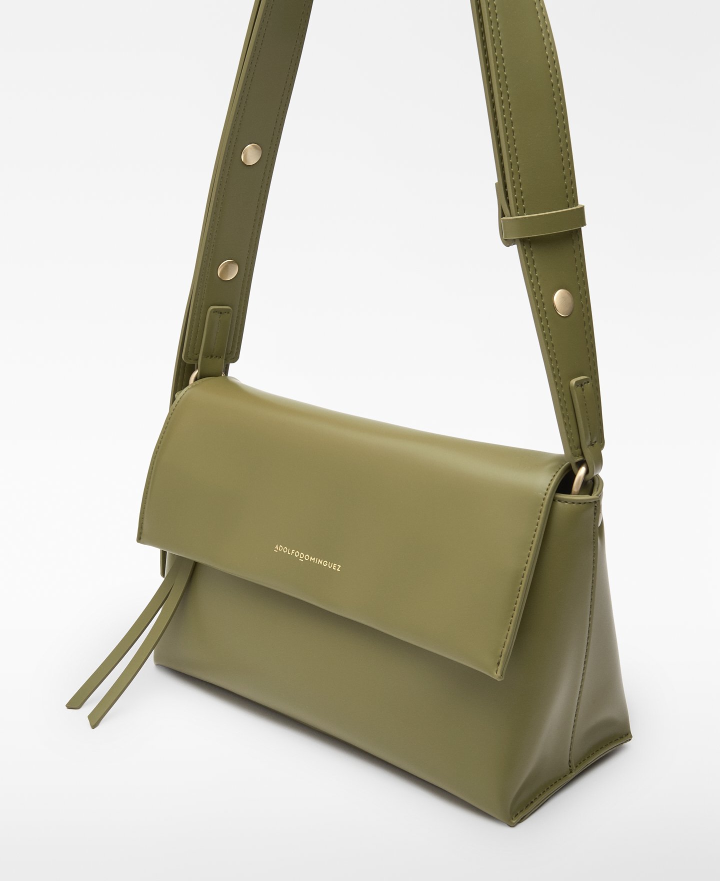 Leather-Non-Leather shoulder bag woman image number 2