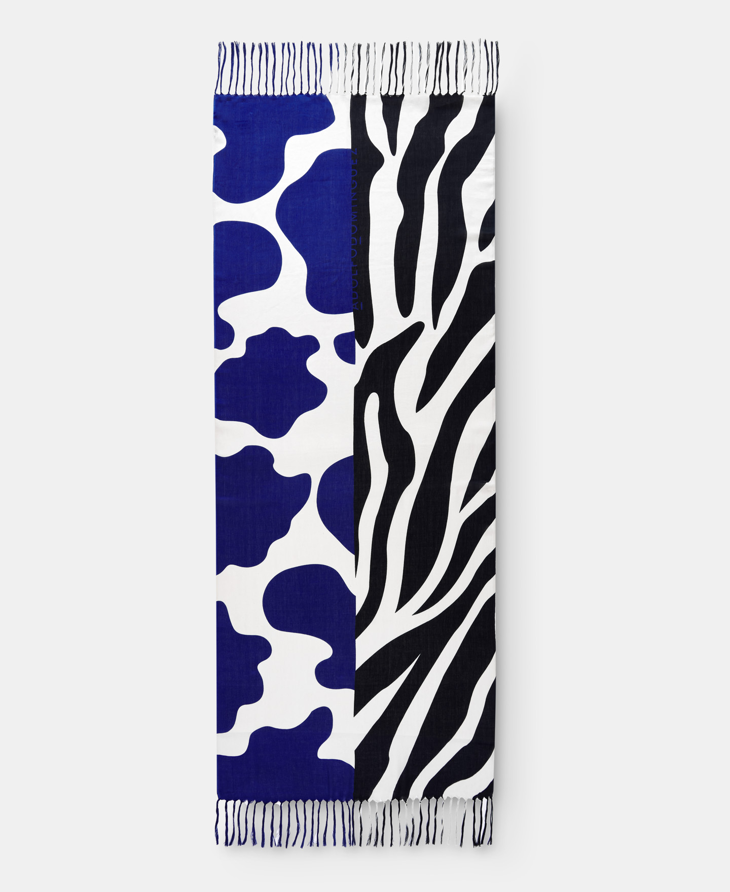 Chal animal print en algodón y modal image number 0