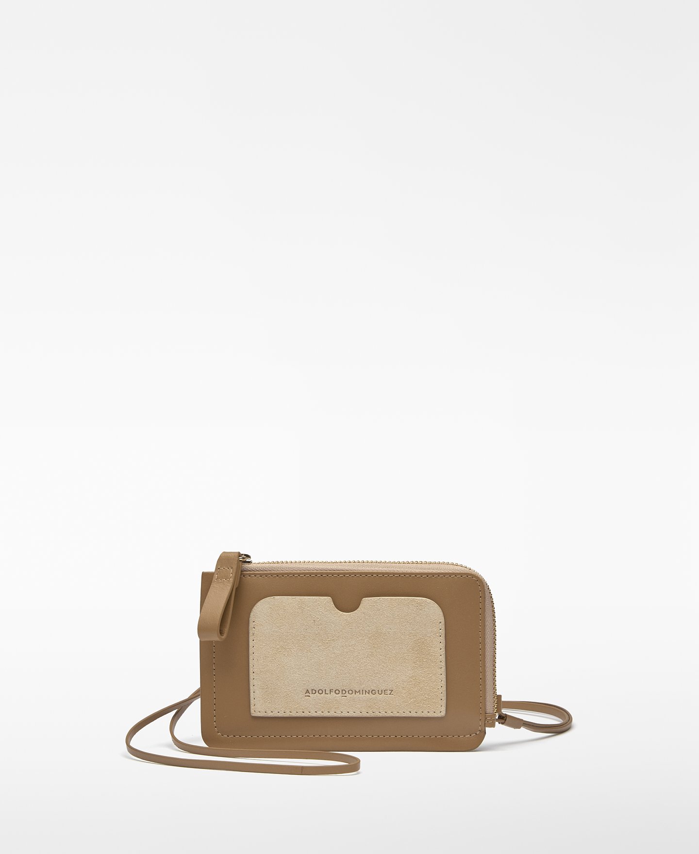 Dorna suede wallet with strap woman image number 0