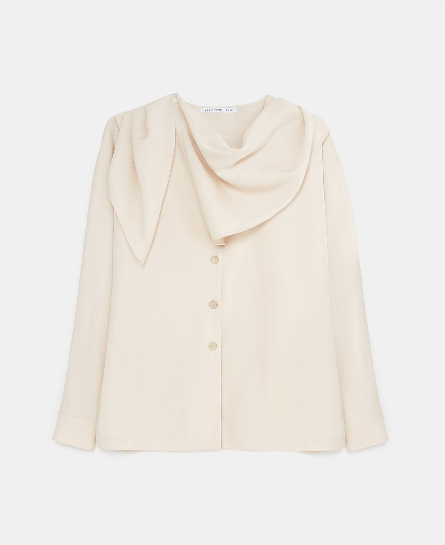 Shirt with bow detail image number 4