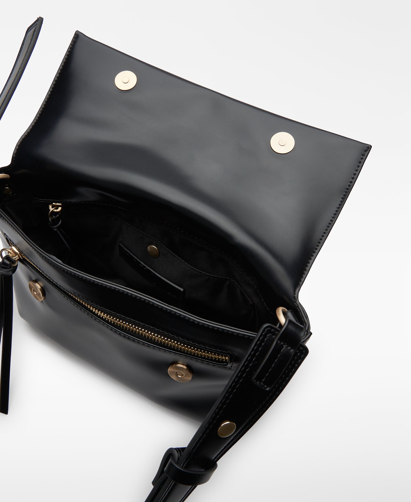 Leather-Non-Leather shoulder bag woman image number 3