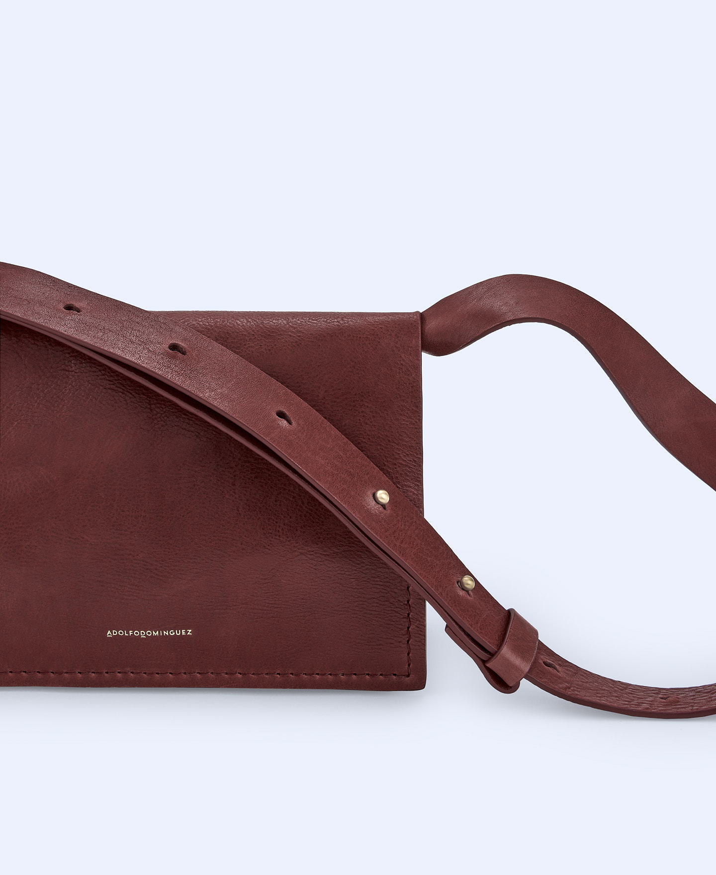 Vachetta leather flap shoulder bag image number 2