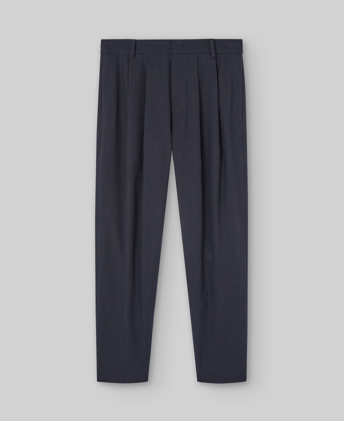 Gray relaxed fit trousers man image number 4