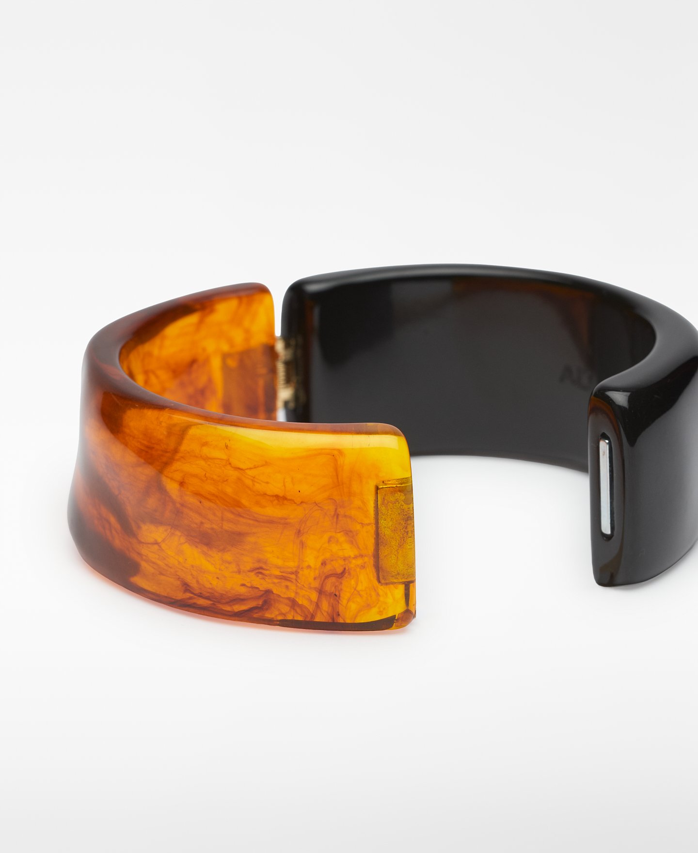 Two-tone resin rigid bracelet image number 2