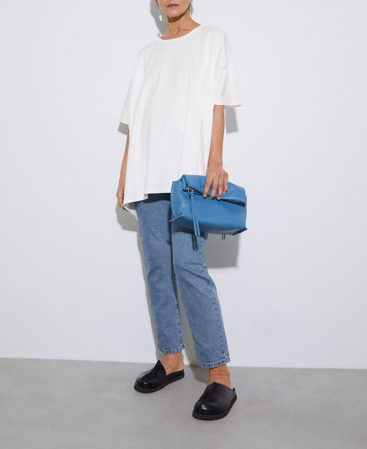 Oversize T-shirt in organic cotton image number 1