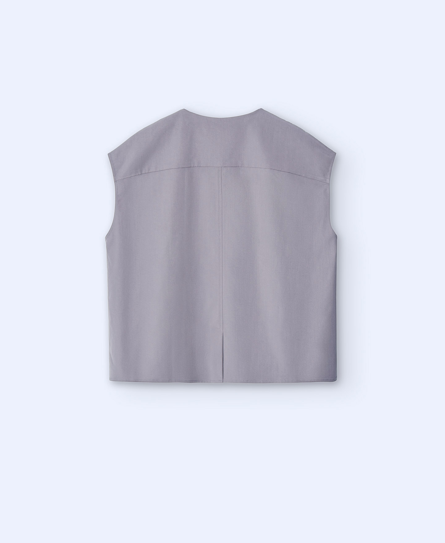 Blusa sem mangas de três botões image number 5