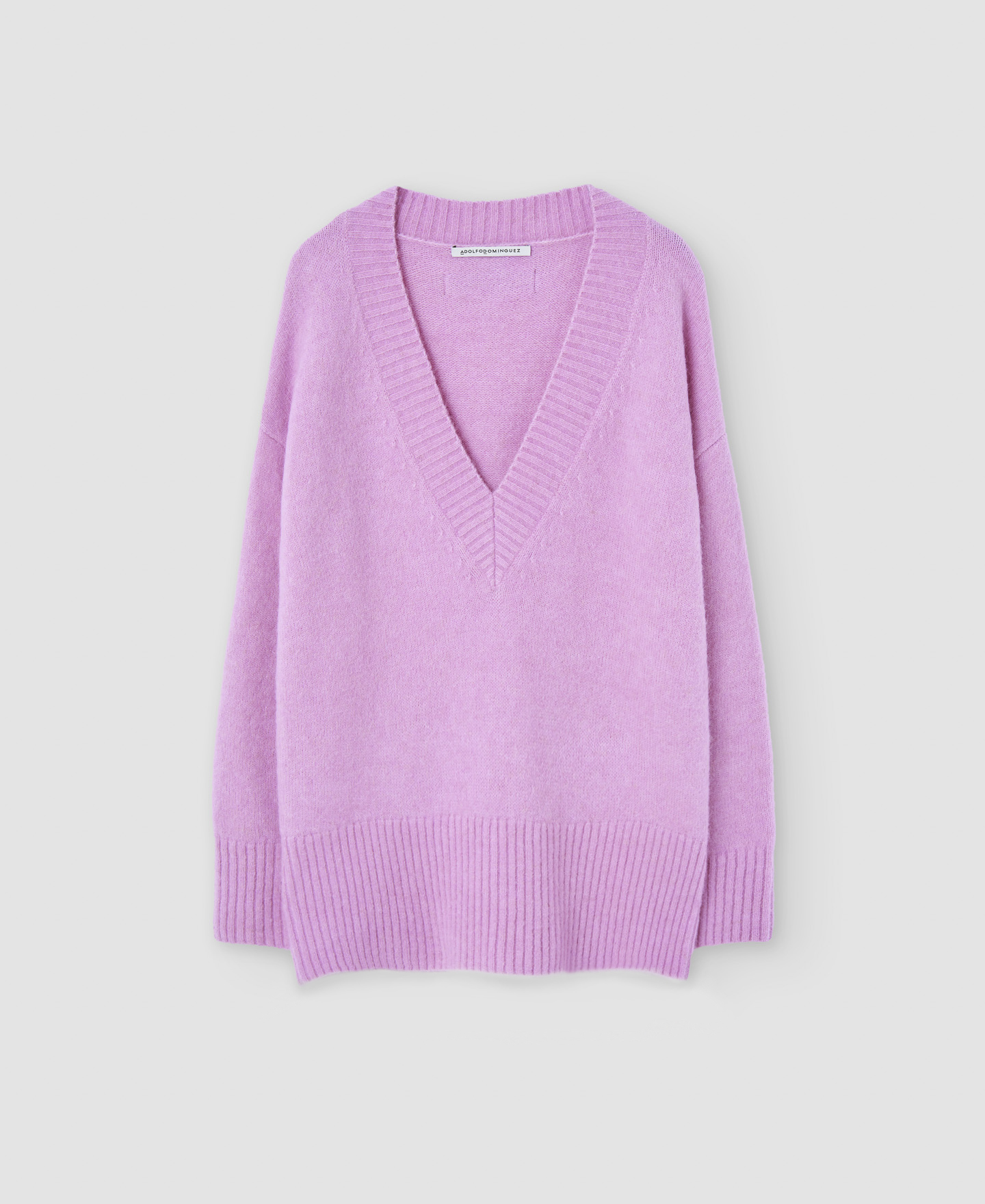 Jersey cuello pico en alpaca image number 4