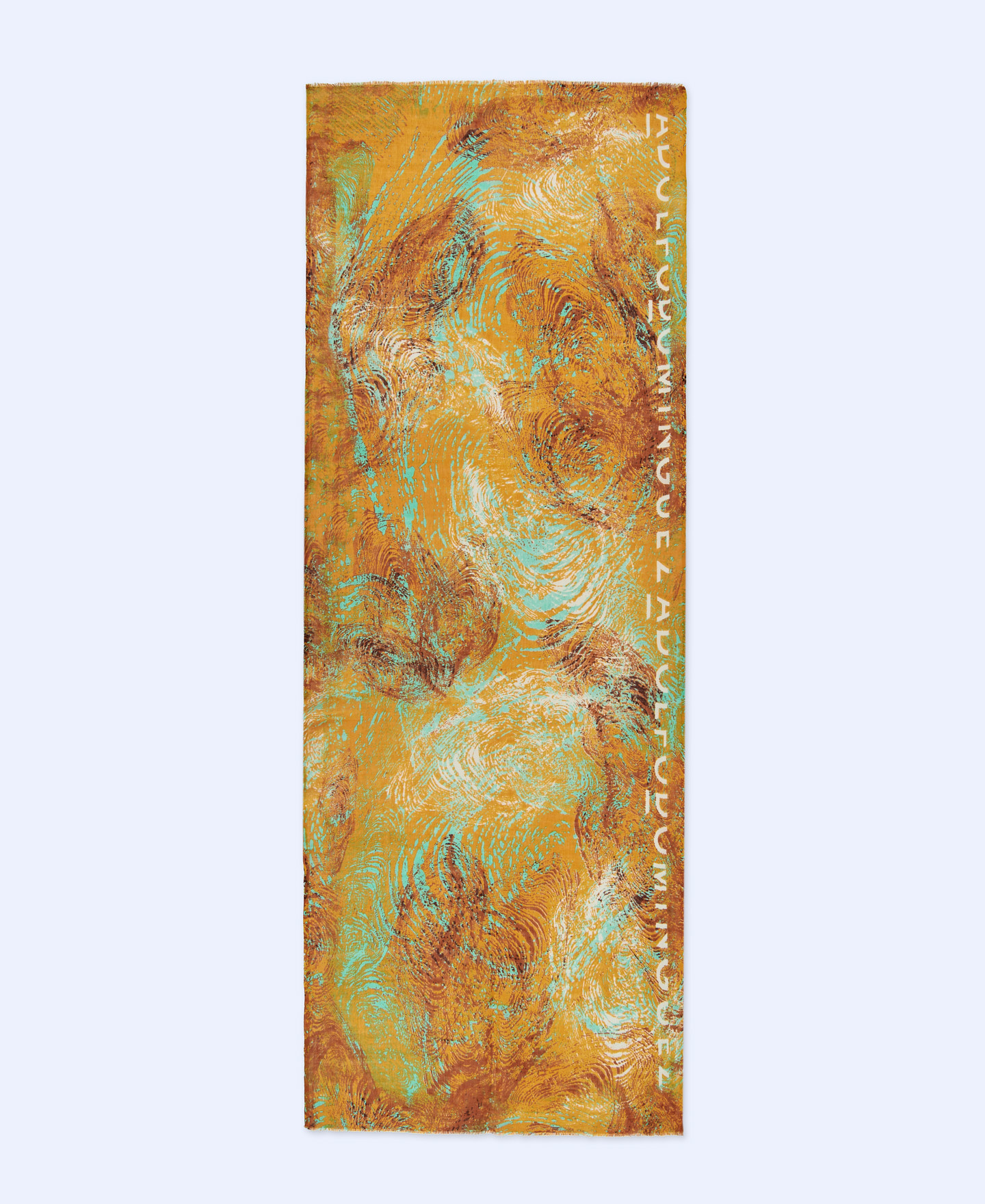 European linen printed shawl image number 0