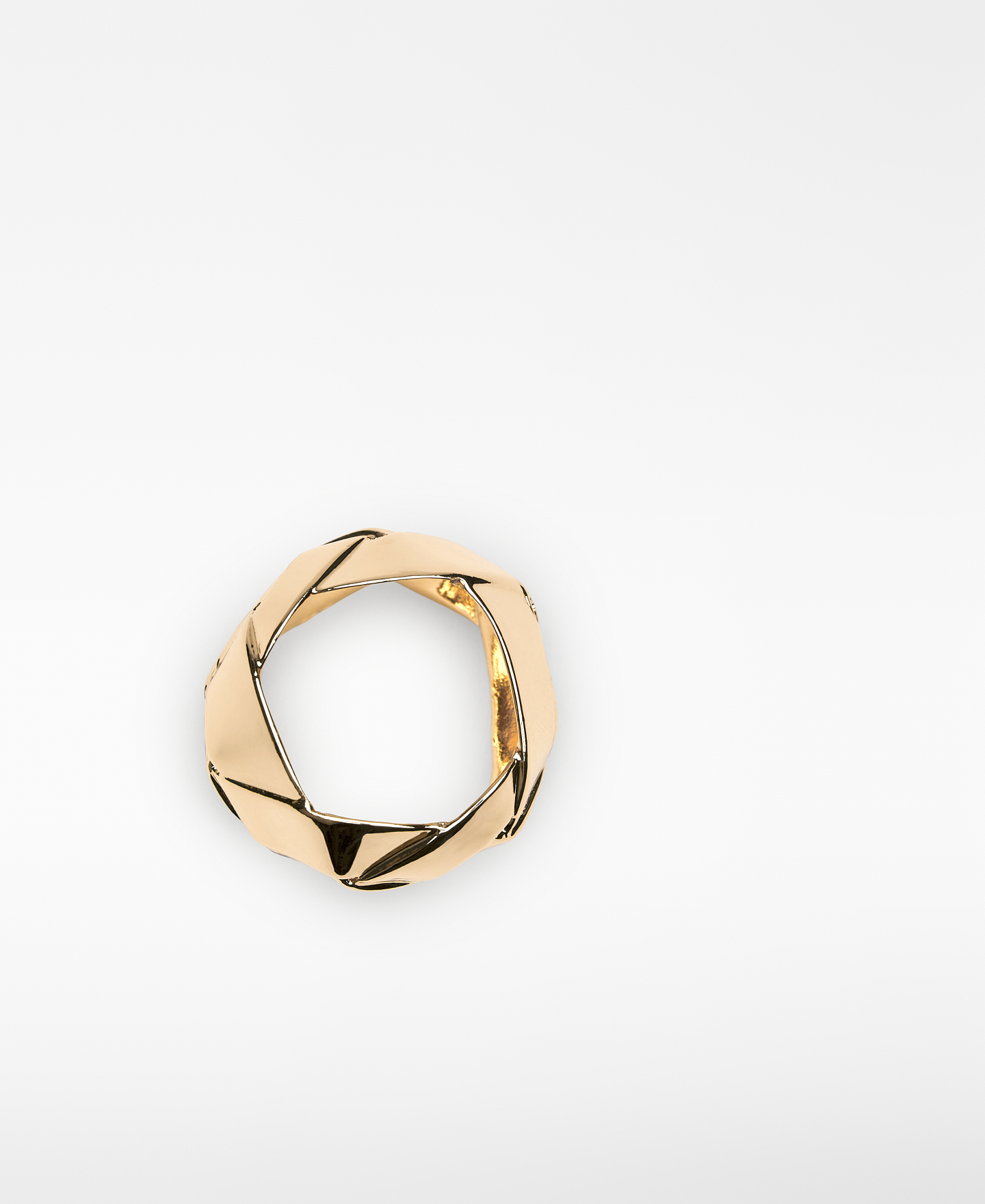 Braided metal ring image number 1