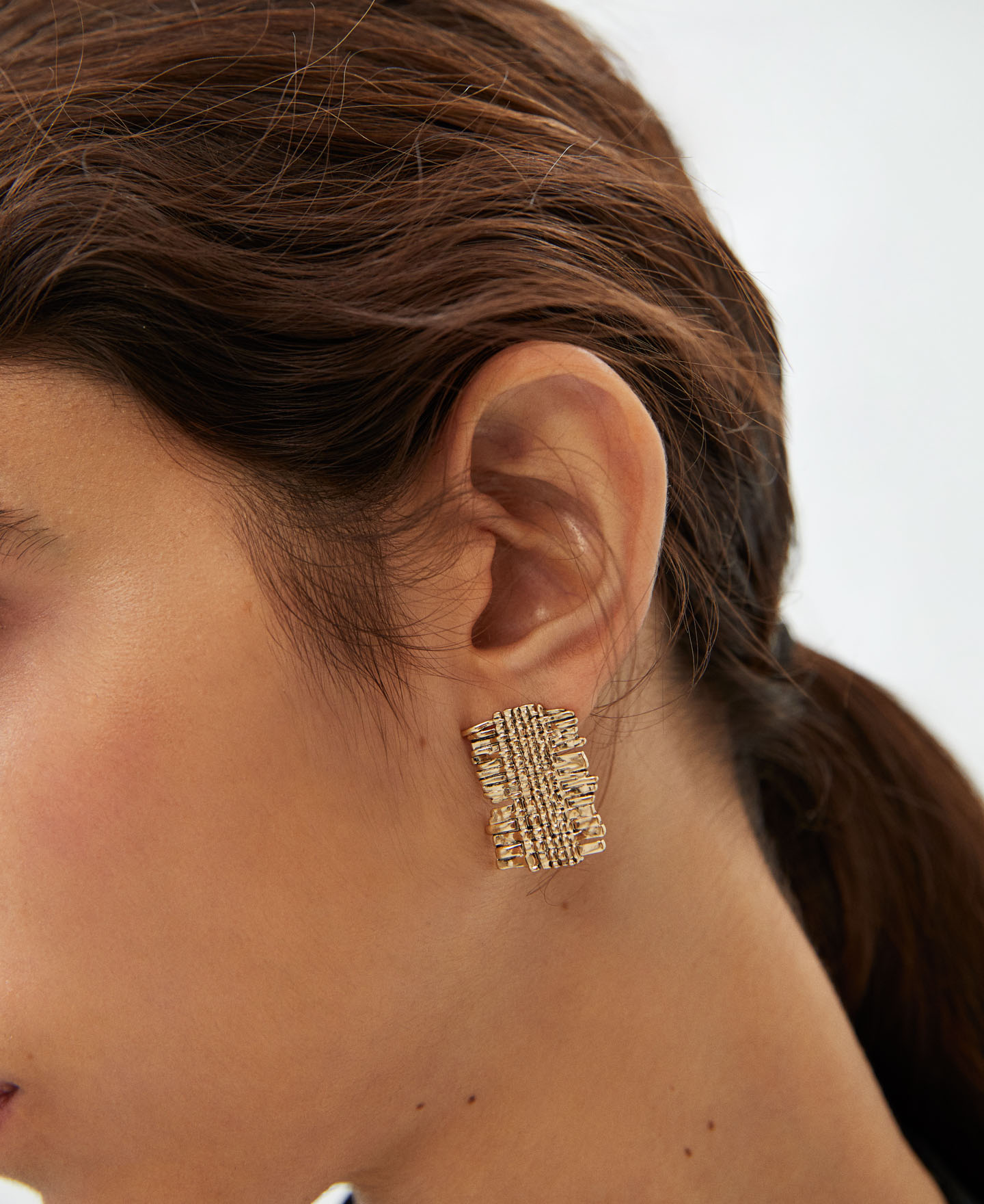 Zinc plaited earrings image number 3