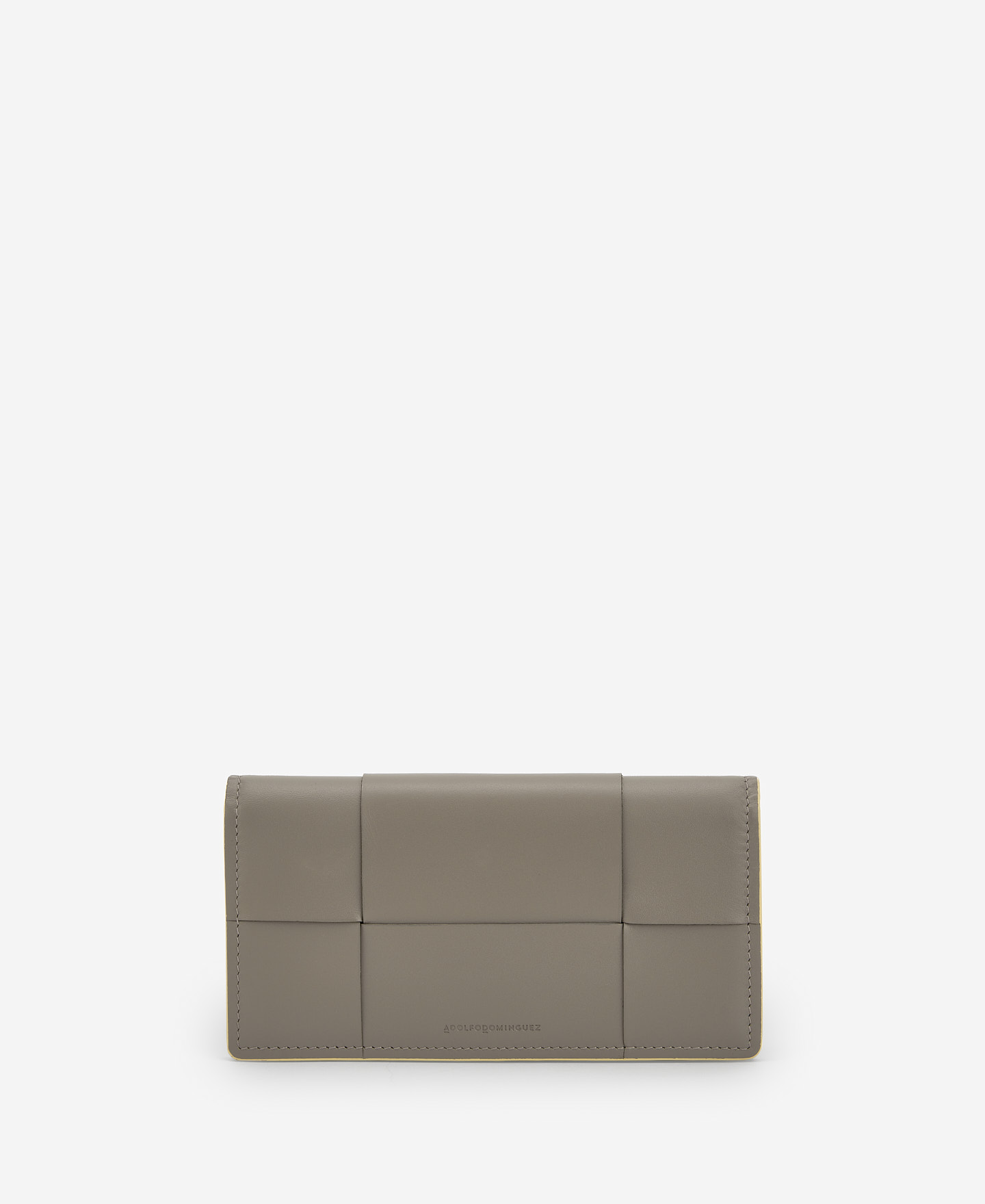 Responsible grey leather wallet women image number 0