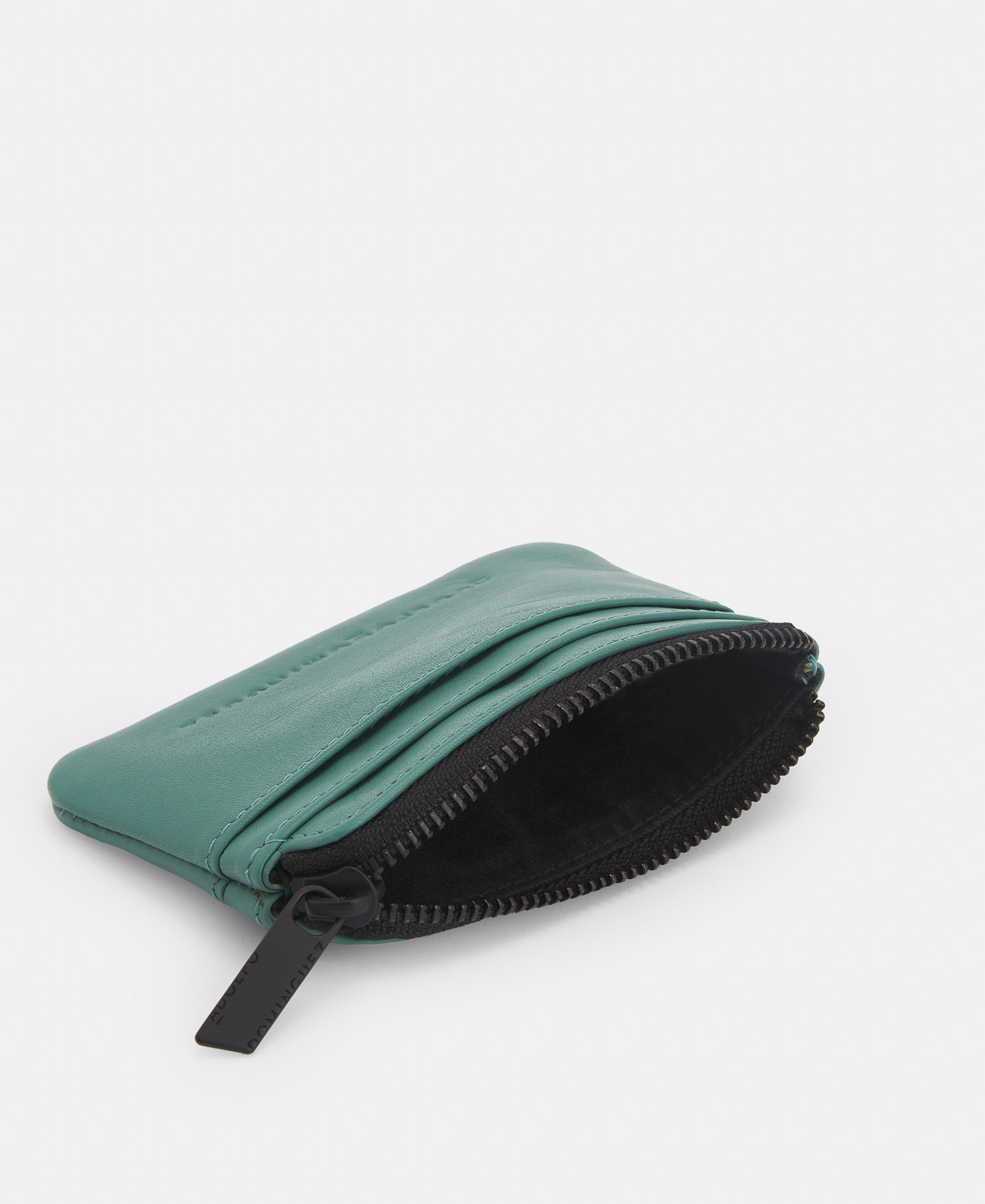 Leather zipped wallet image number 1