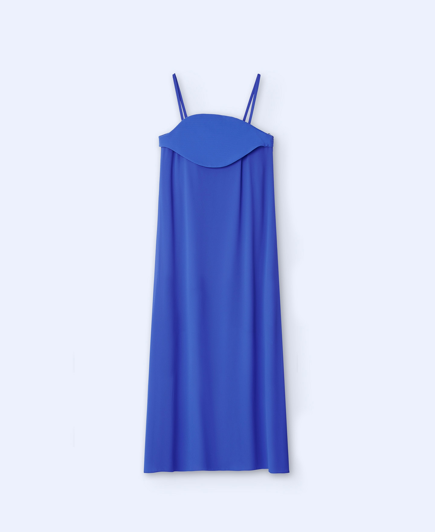 Asymmetric neckline dress image number 6
