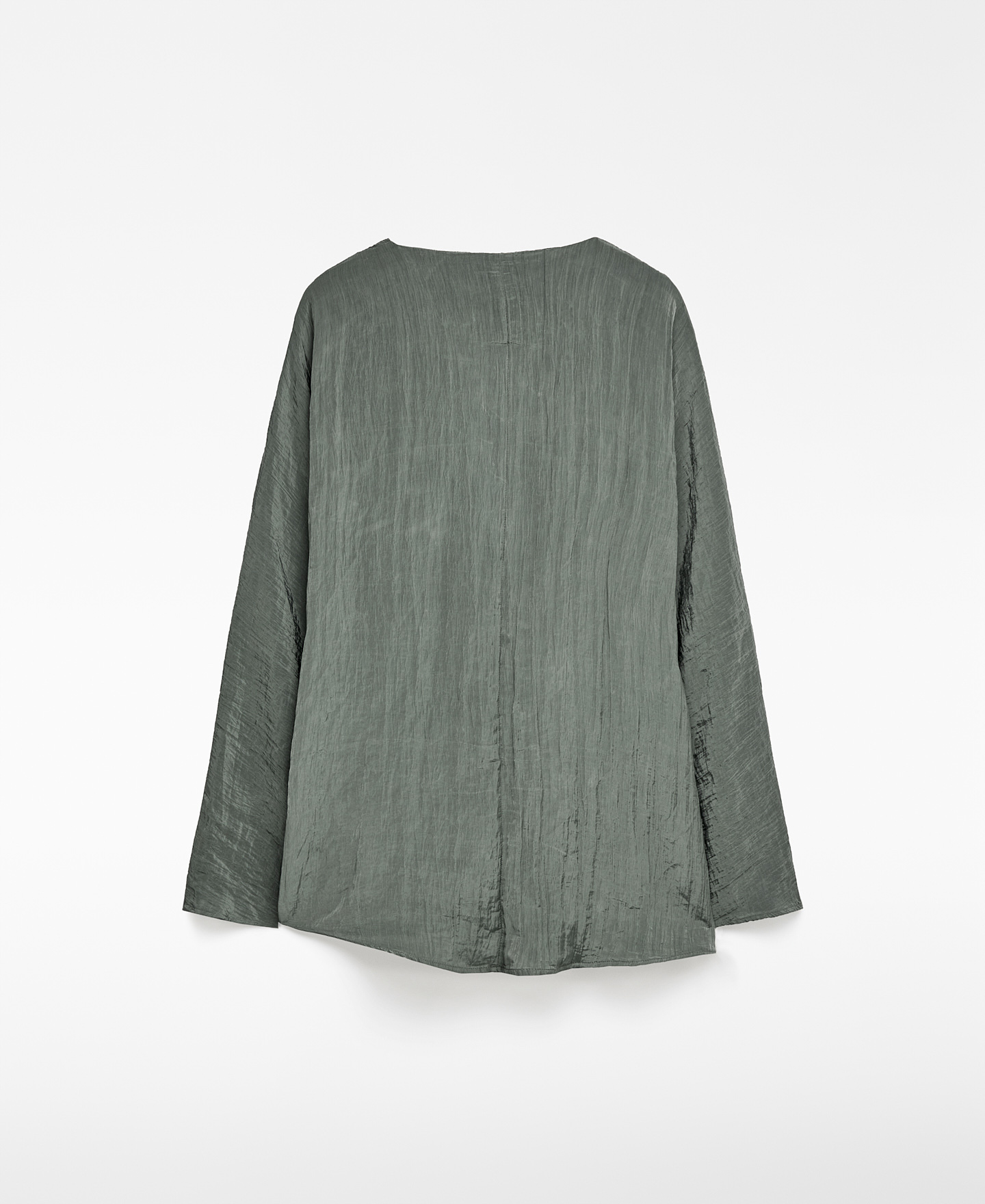 Blusa cruzada poliéster reciclado mujer image number 5