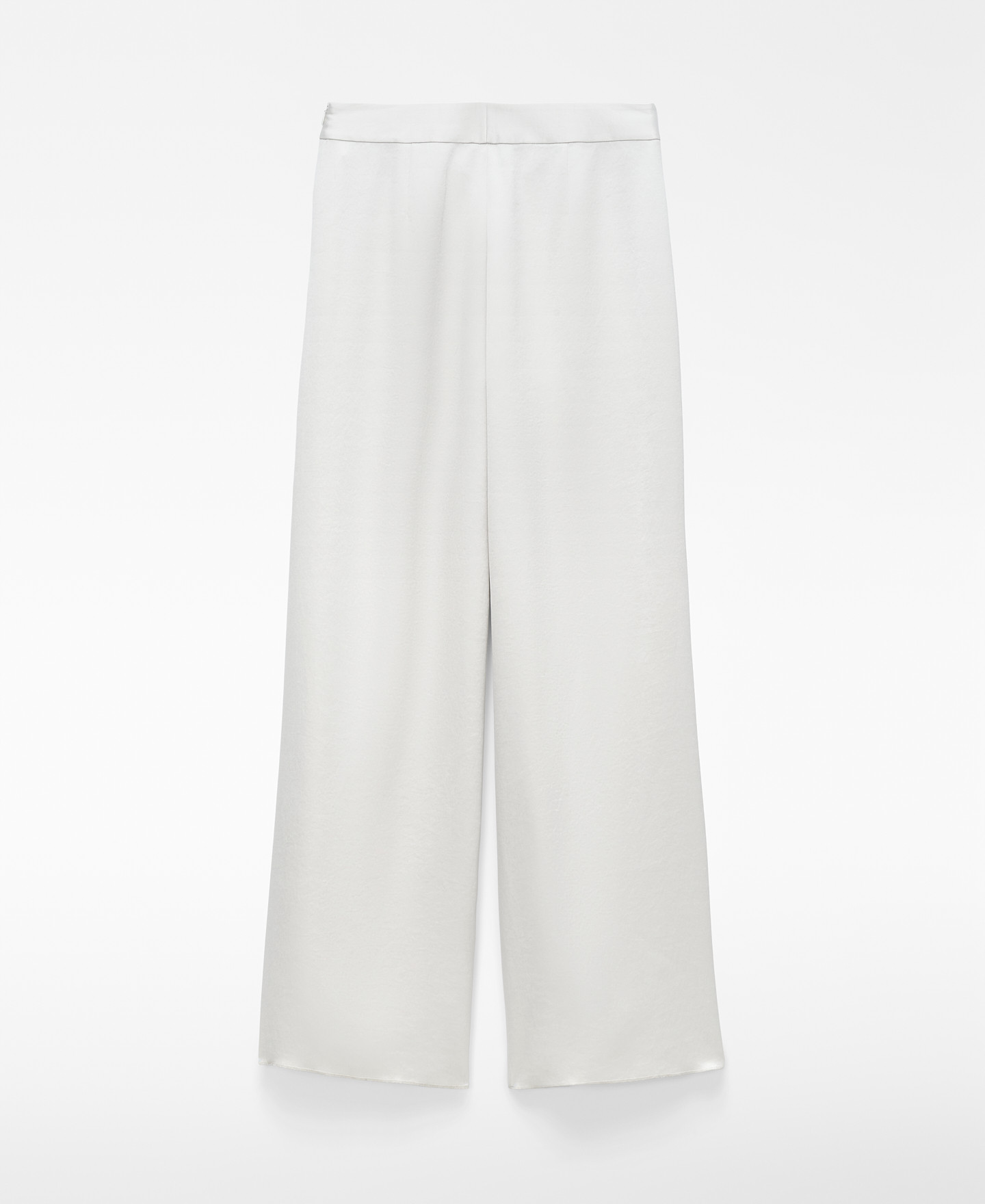 Satin palazzo trousers image number 5