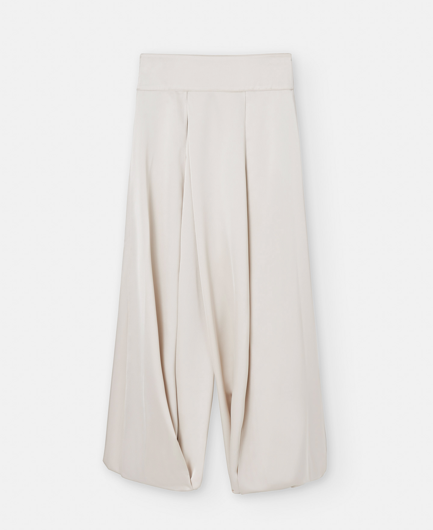 Overlapping straps skirt in polyester image number 5
