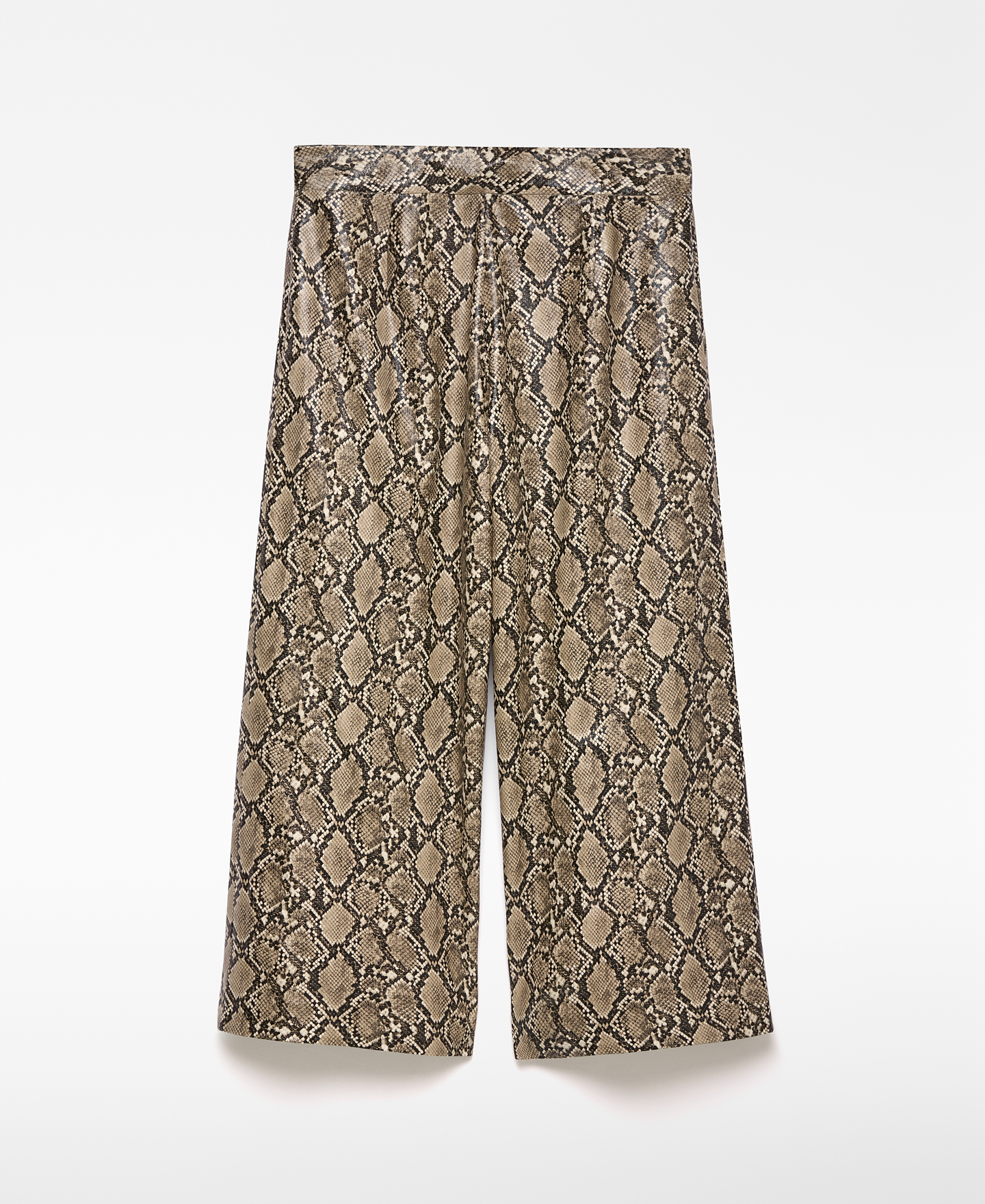 Animal print culotte trousers women image number 5