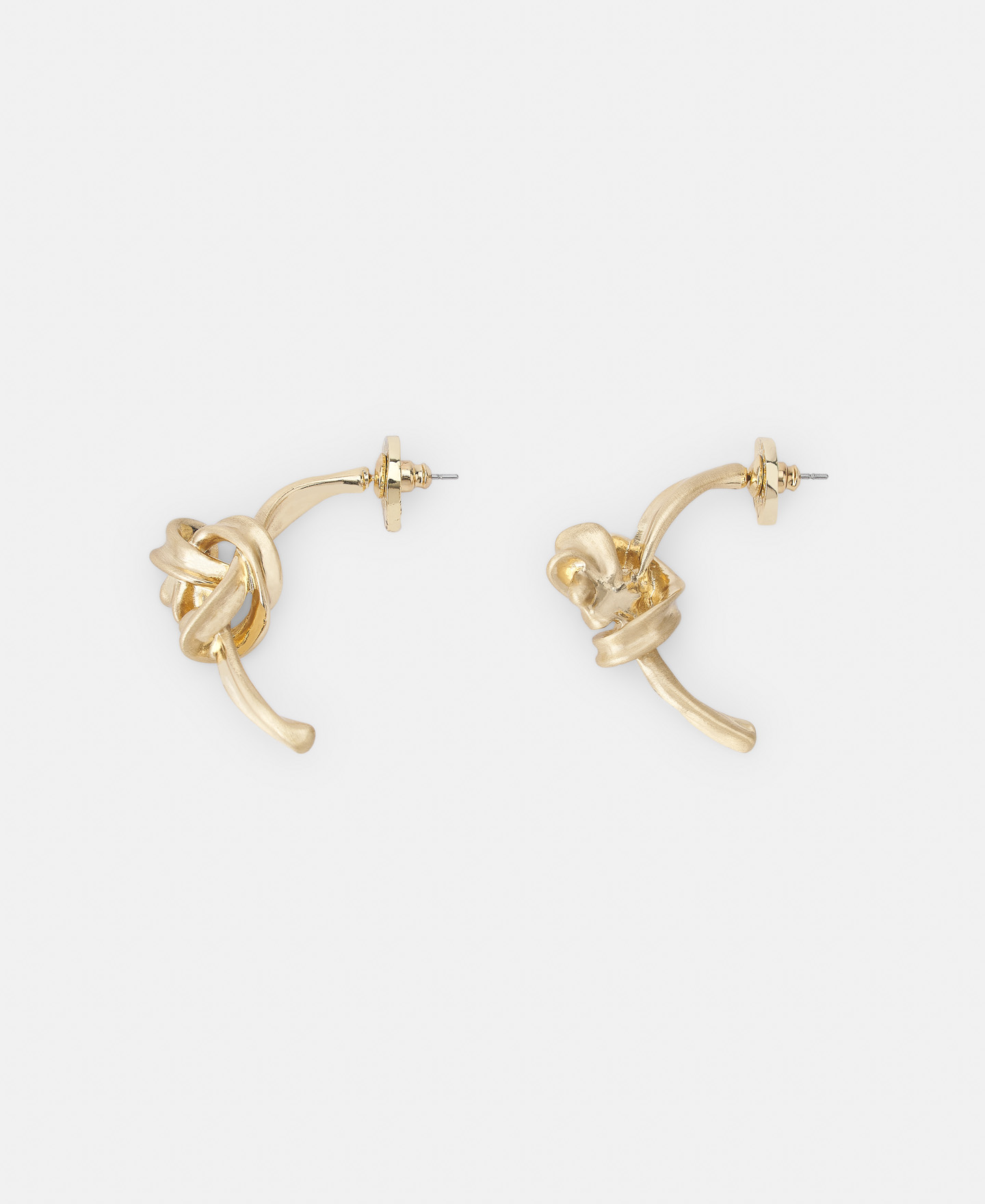 Shibari-inspired knot earrings image number 0