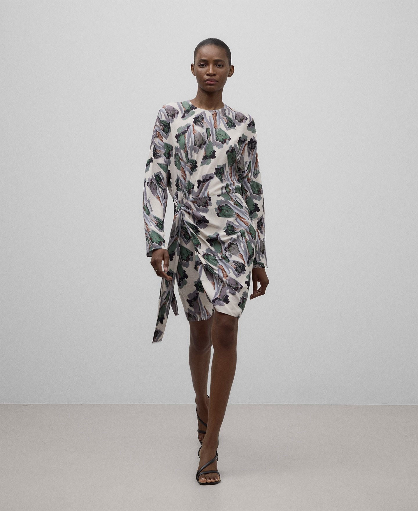 Robe courte imprimée pour femme image number 1