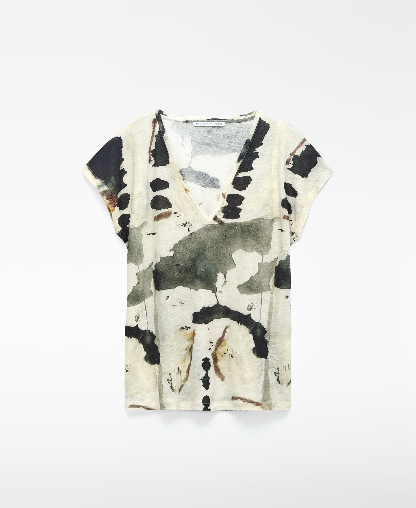 Camiseta estampada lino europeo image number 4
