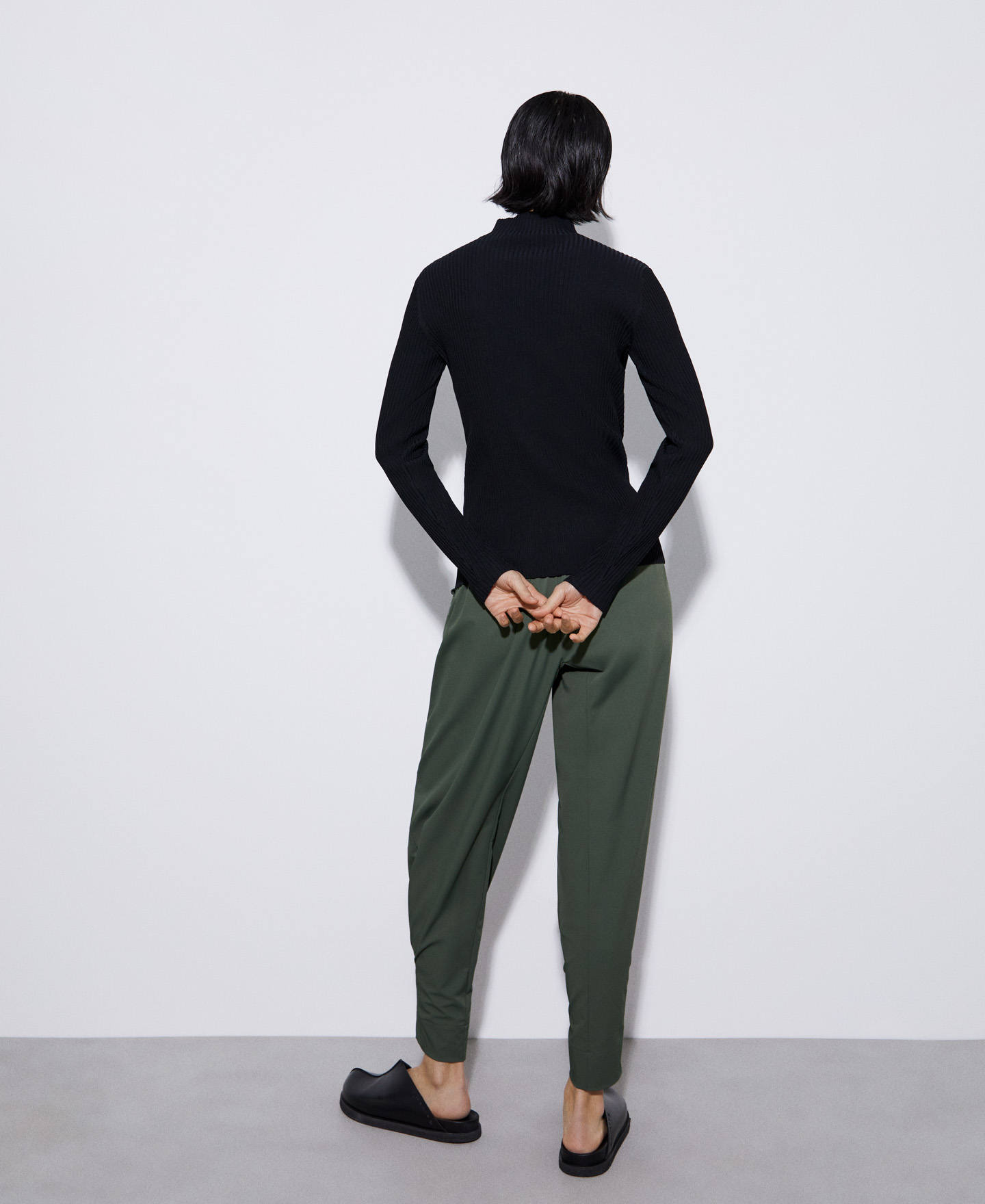 Technical jacket in viscose and nylon image number 2