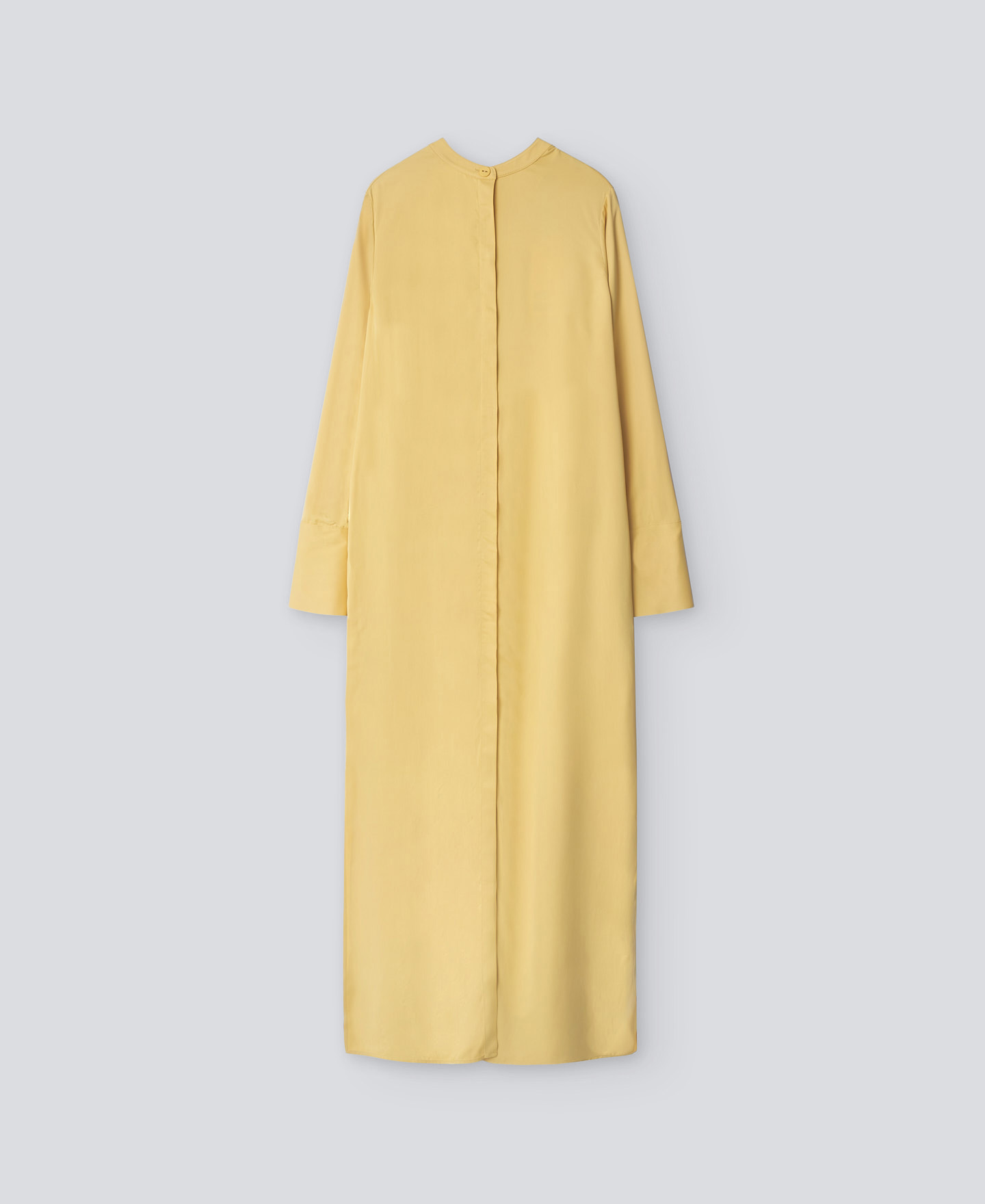 Vestido largo amarillo mujer image number 4