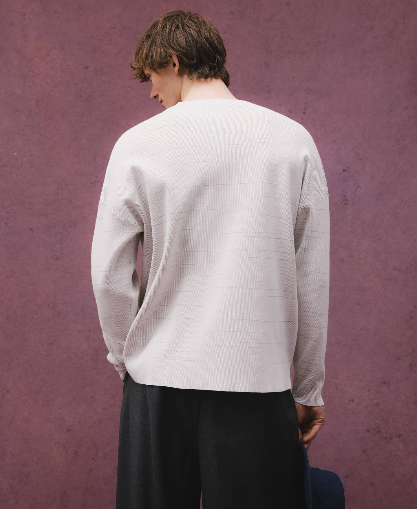 Jersey estructura rayas hombre image number 2