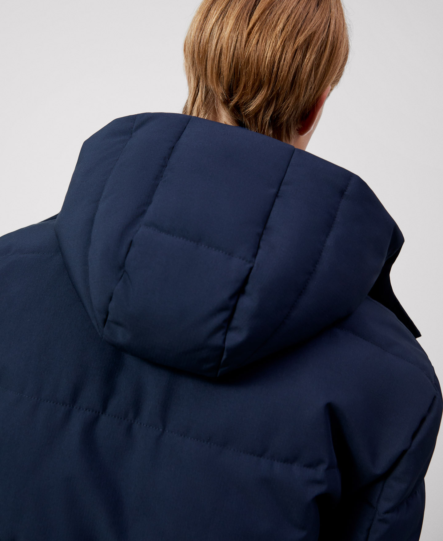 Padded hood jacket image number 4