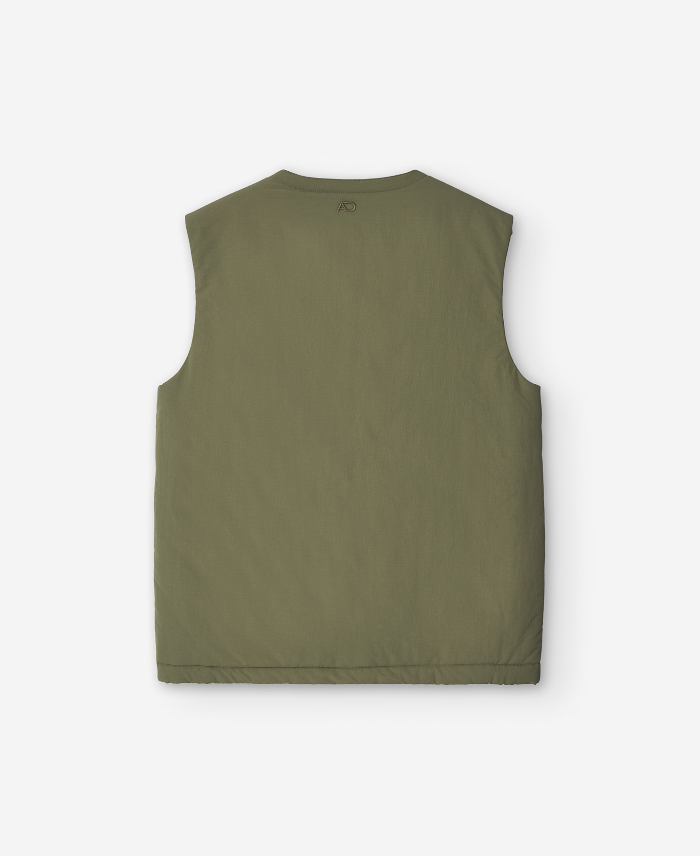Padded khaki waistcoat image number 5