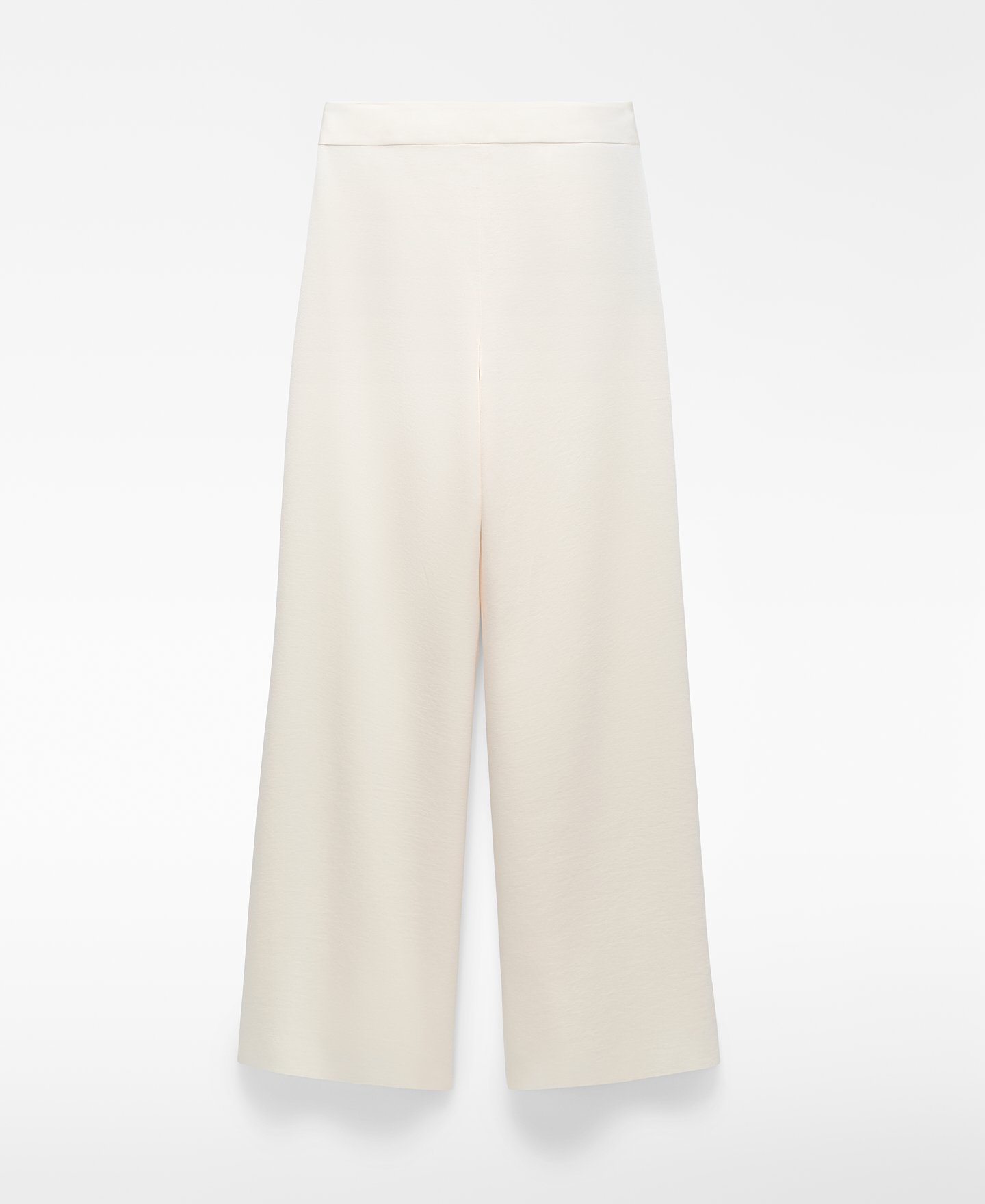 Satin palazzo trousers image number 4
