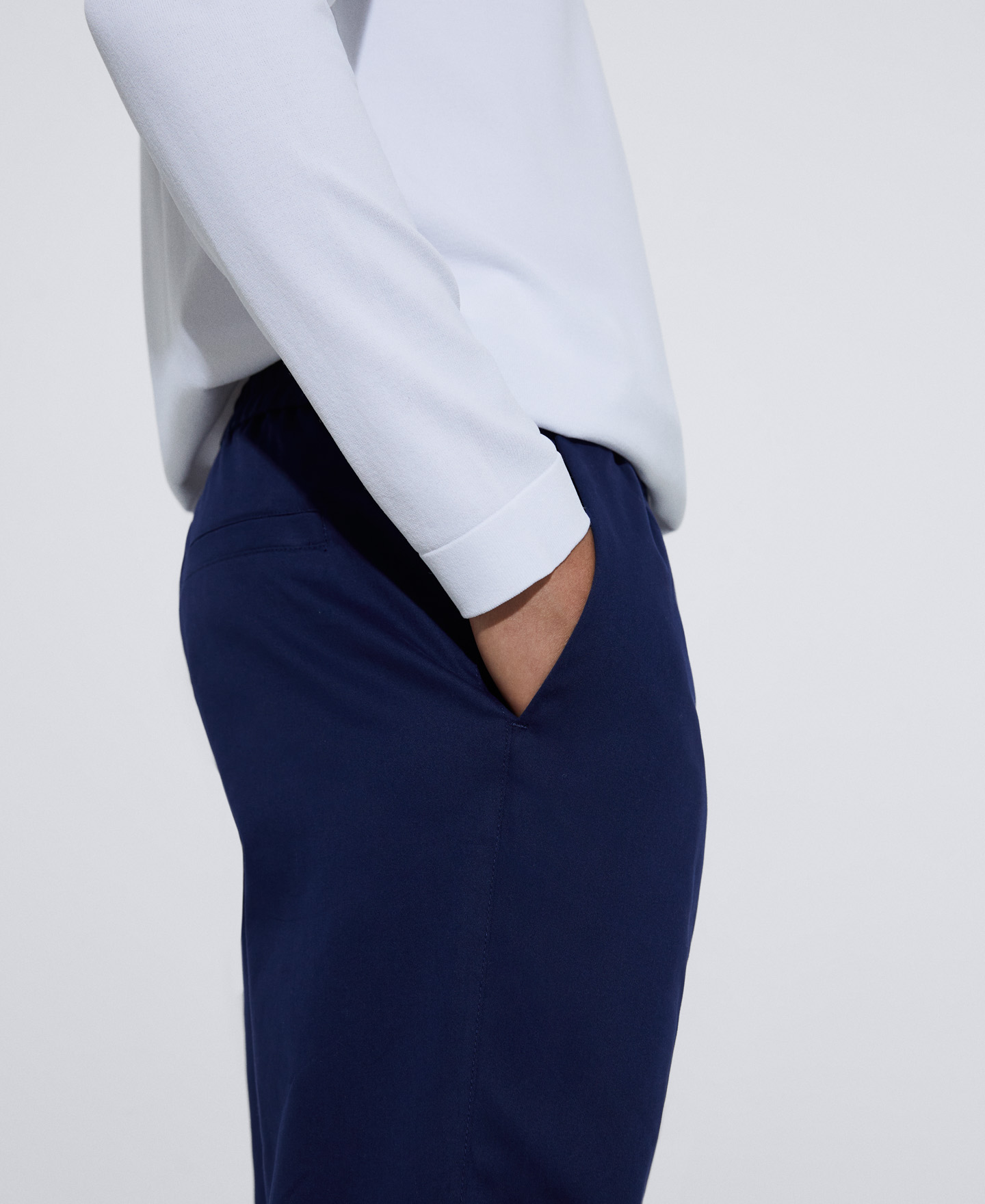 Cotton jogger pants image number 3