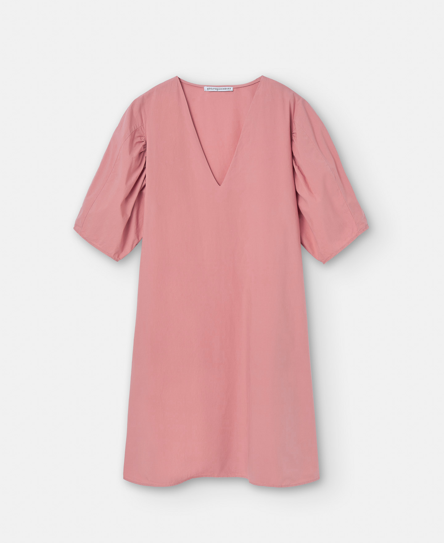 Short dress with puffed sleeves image number 4