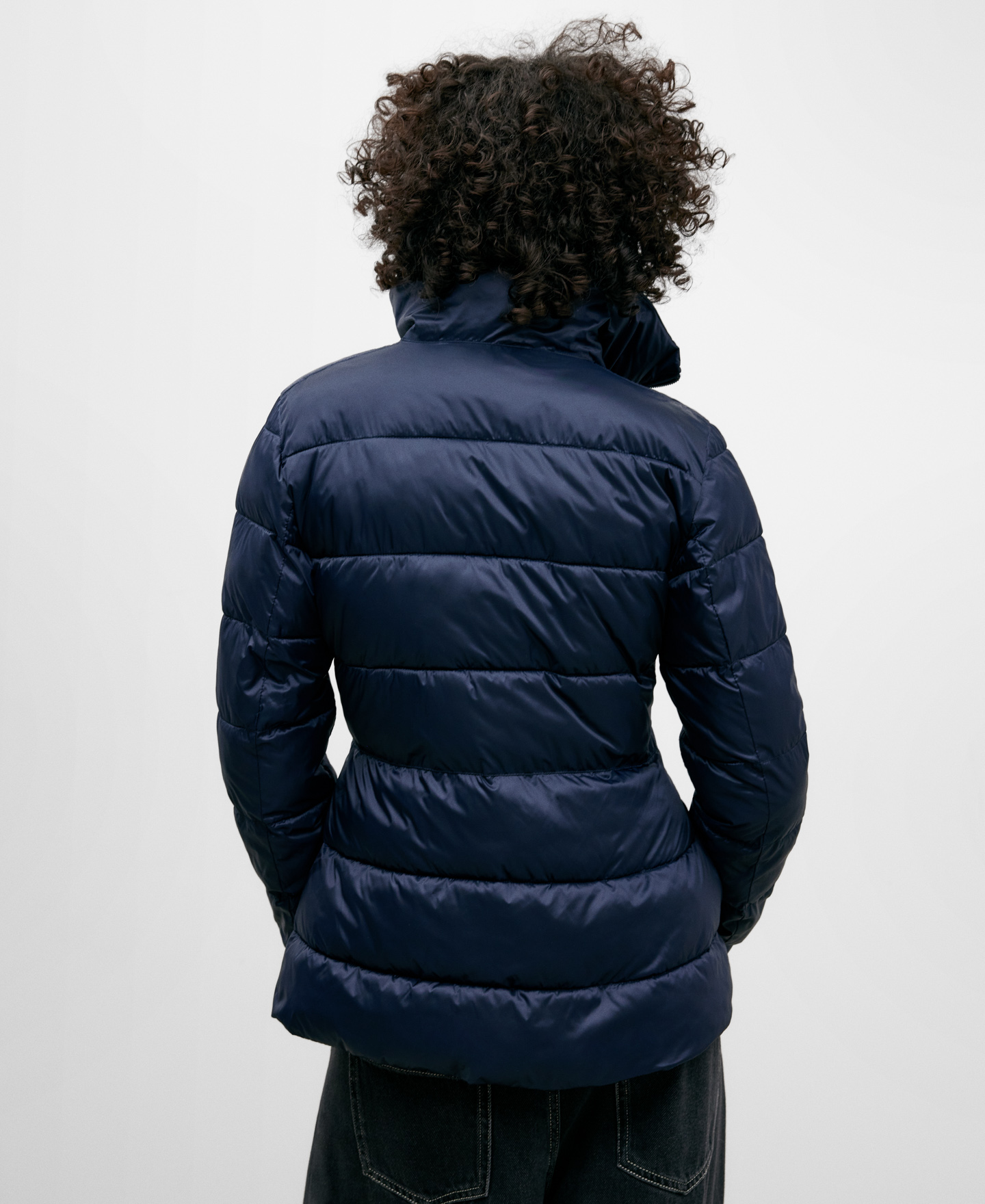 Padded nylon jacket for women image number 2