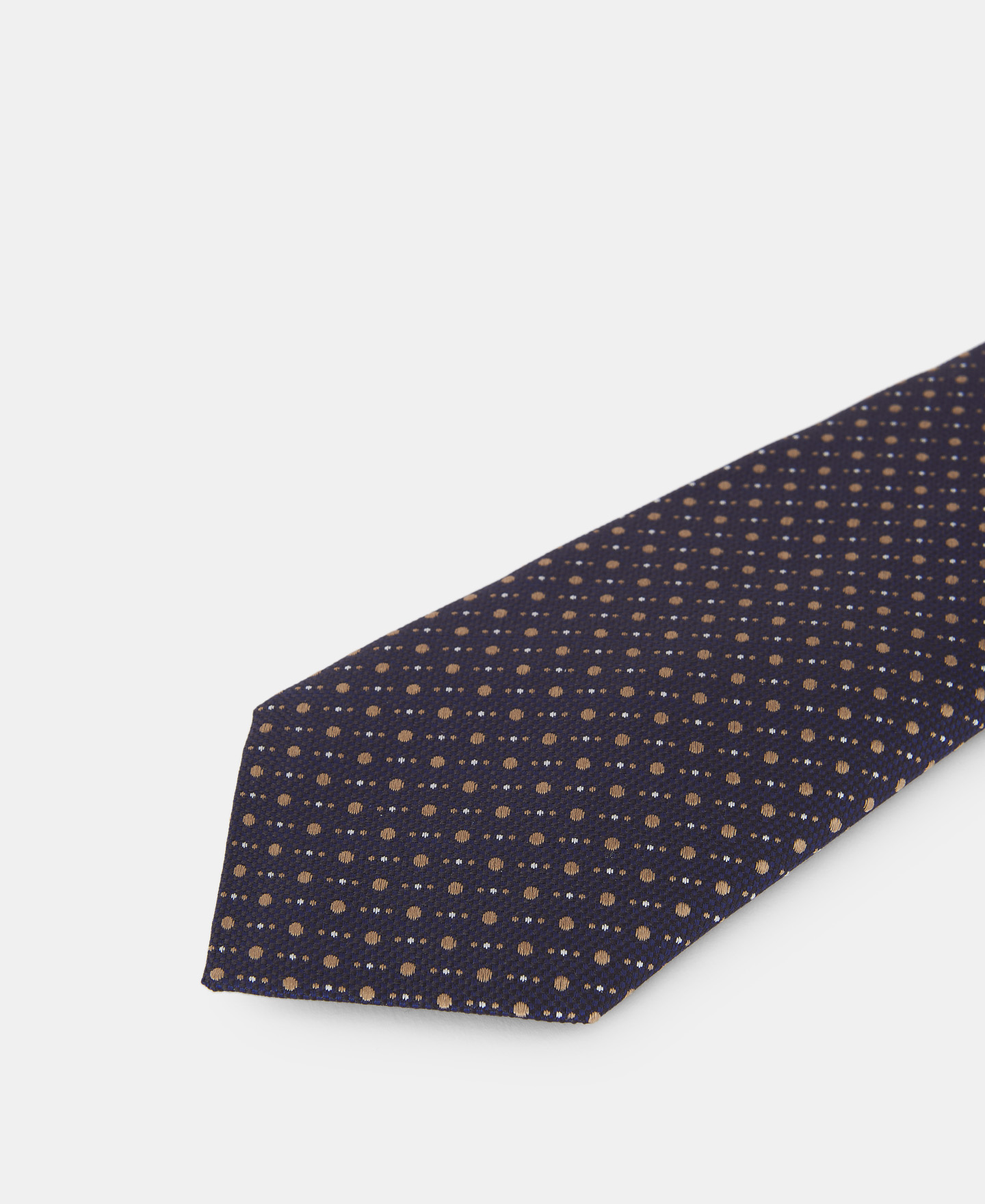 Two-tone silk tie image number 1