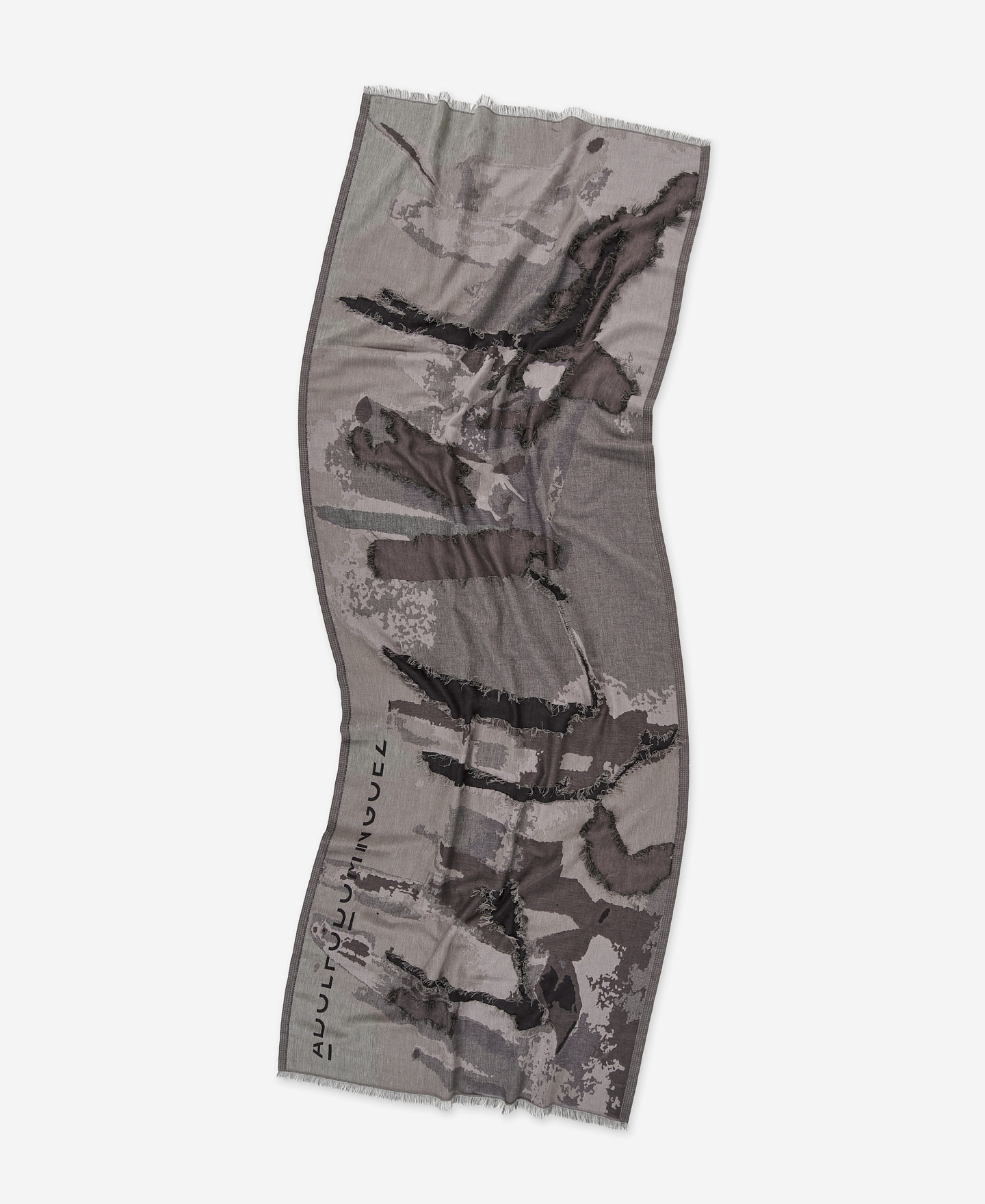 Organic cotton printed shawl woman image number 1