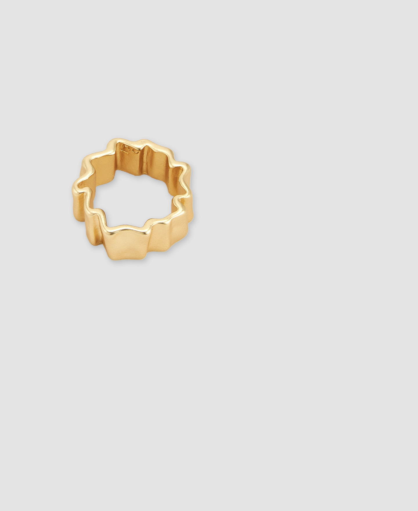 Zinc folded ring image number 1