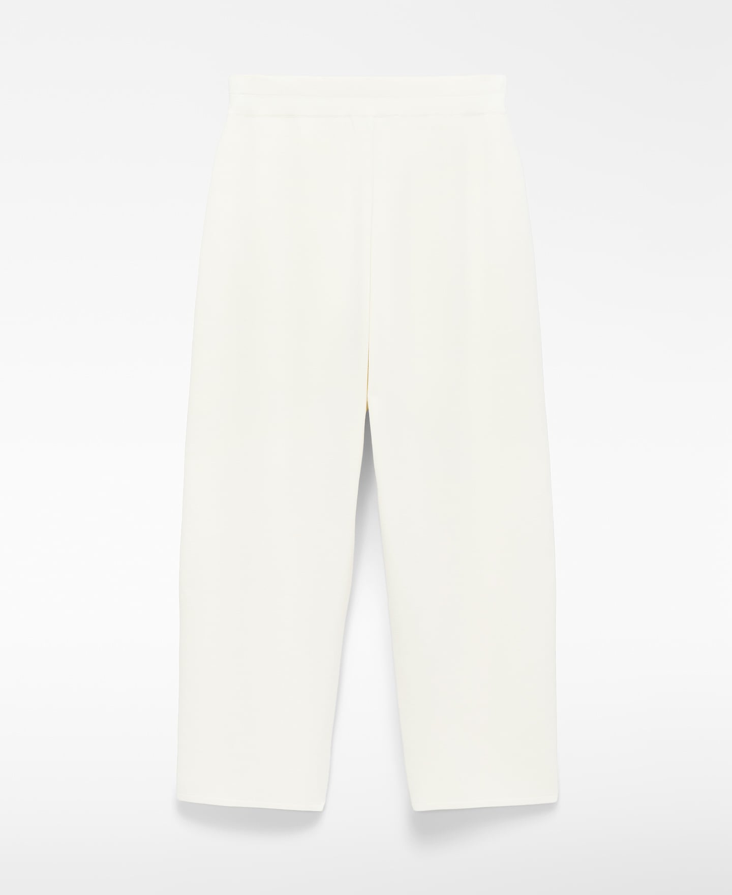 Knit barrel fit trousers image number 5