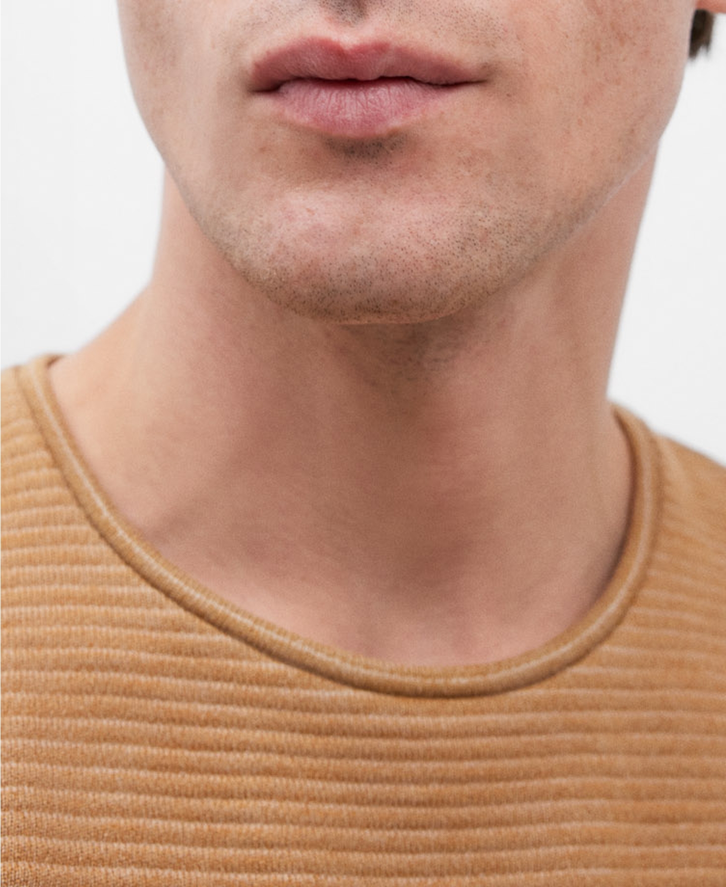 Stripped yellow t-shirt image number 3