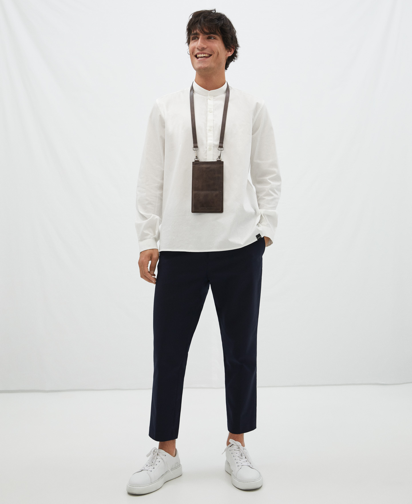 Ankle trousers in cotton image number 1