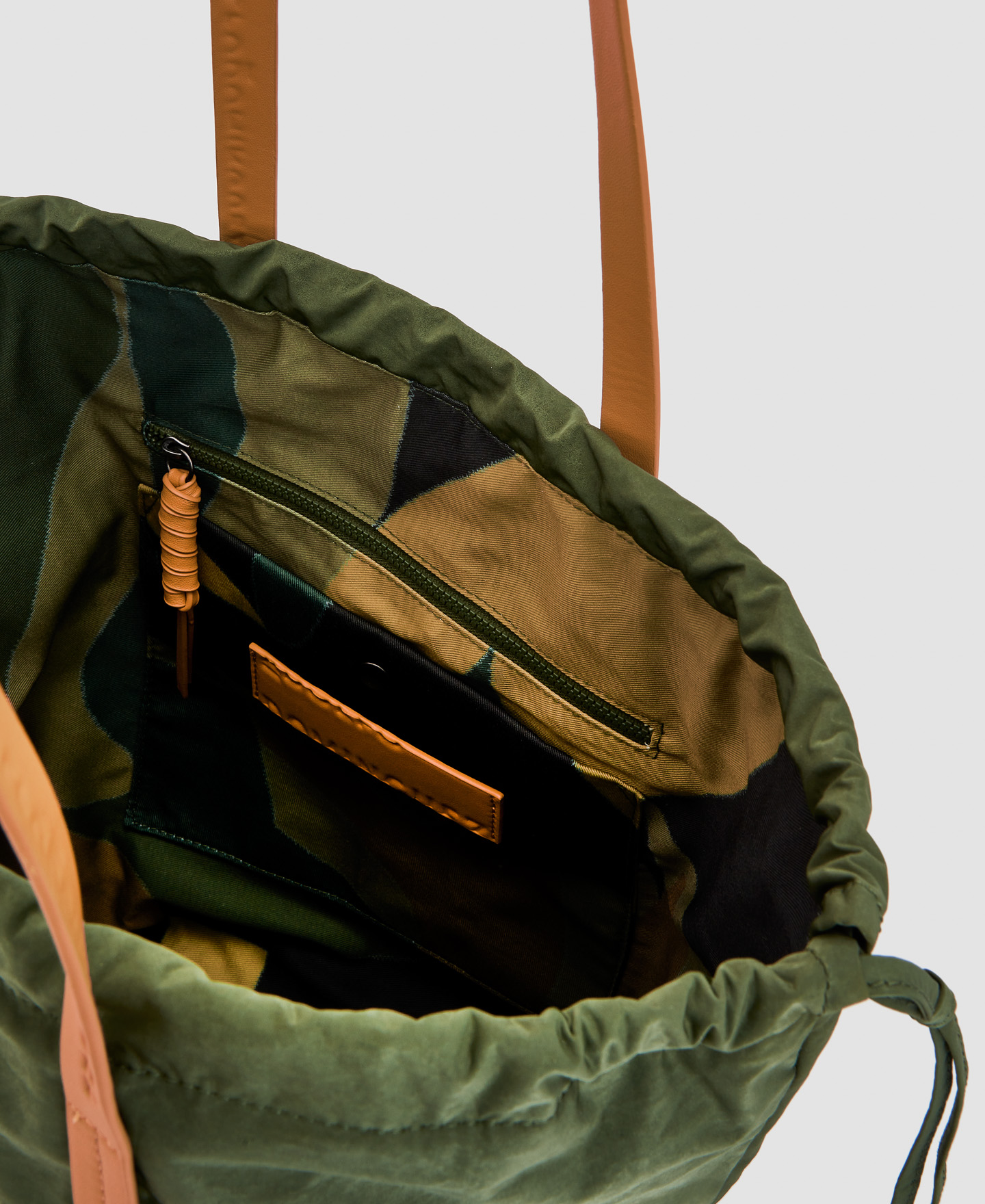 Sac cabas vertical en matières recyclées image number 2