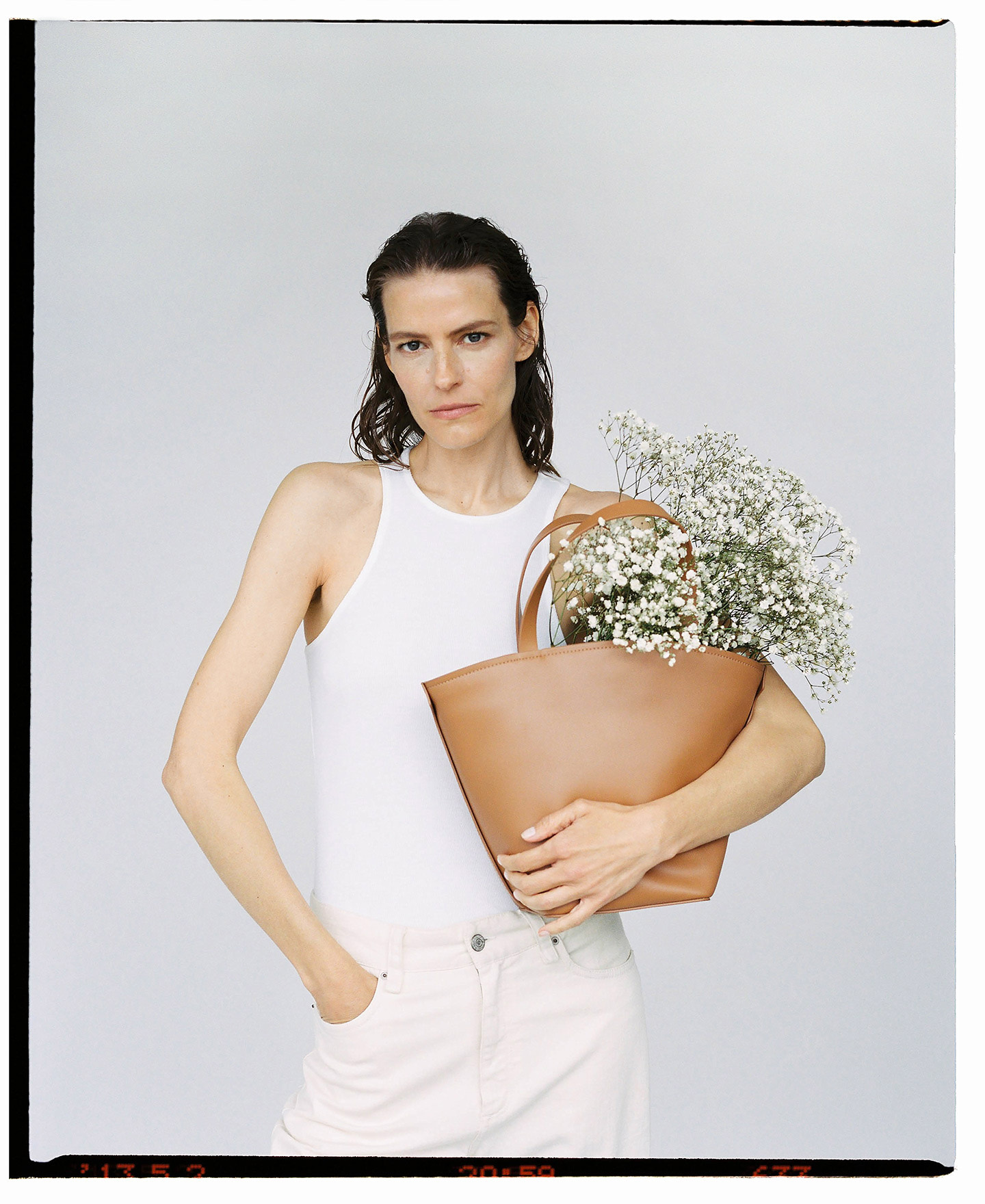 Vachetta leather tote bag image number 3